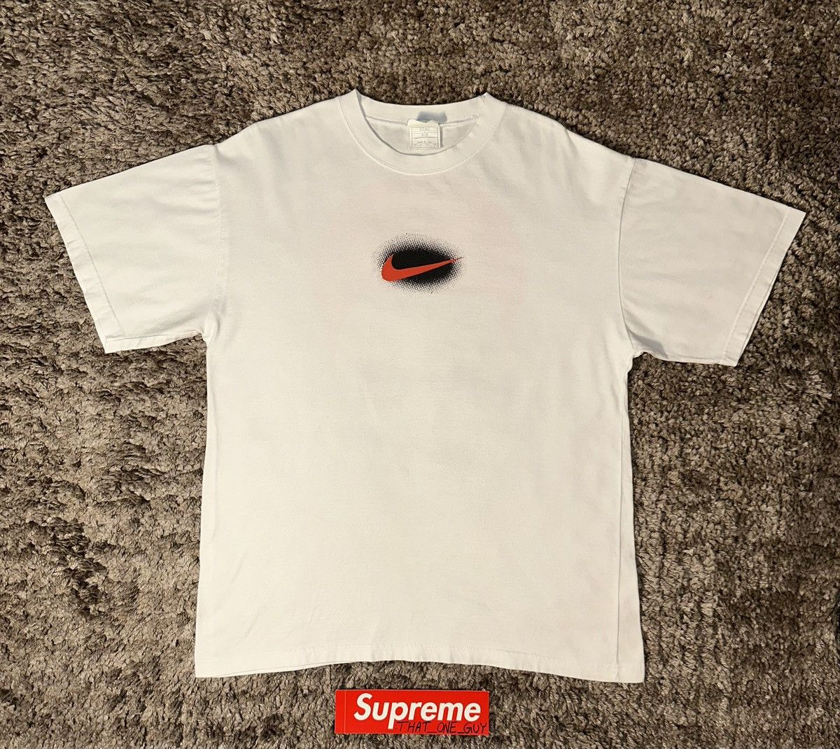 【新品/本物】90's NIKE/Rodman/ロドマン/Tシャツ:Ｌ 90s nike dennis rodman vintage tee | VOLAR