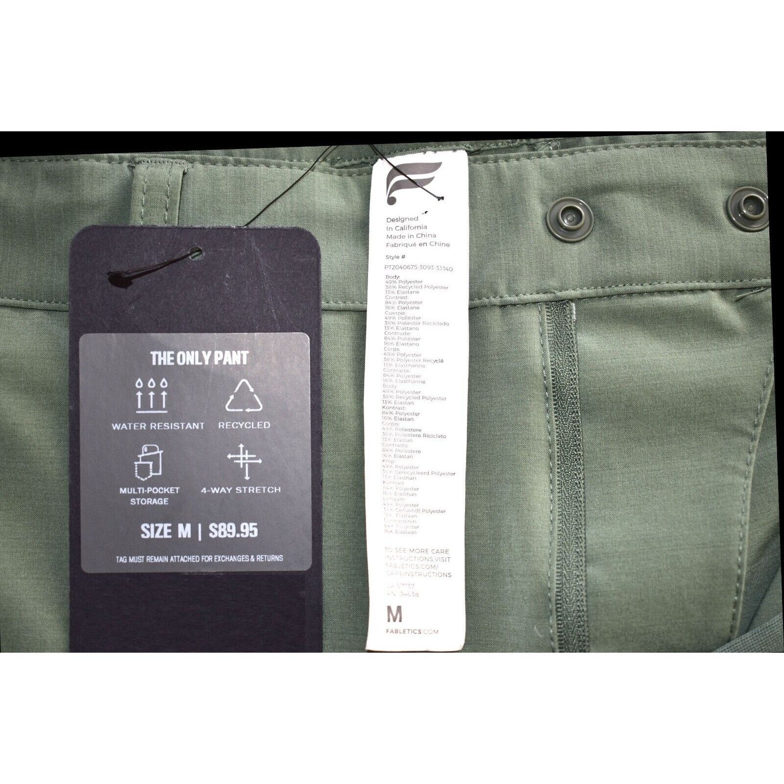 Fabletics NWT FABLETICS The Only Pant Smoke Green Casual Pants M $89 Size US 36 / EU 52 - 6 Thumbnail