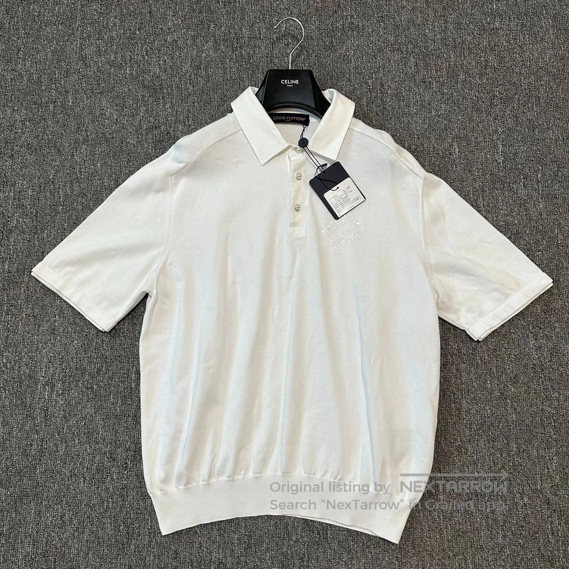 Louis Vuitton Louis Vuitton 24SS White Pharrell Pearl Polo. Size US M / EU 48-50 / 2 - 1 Thumbnail