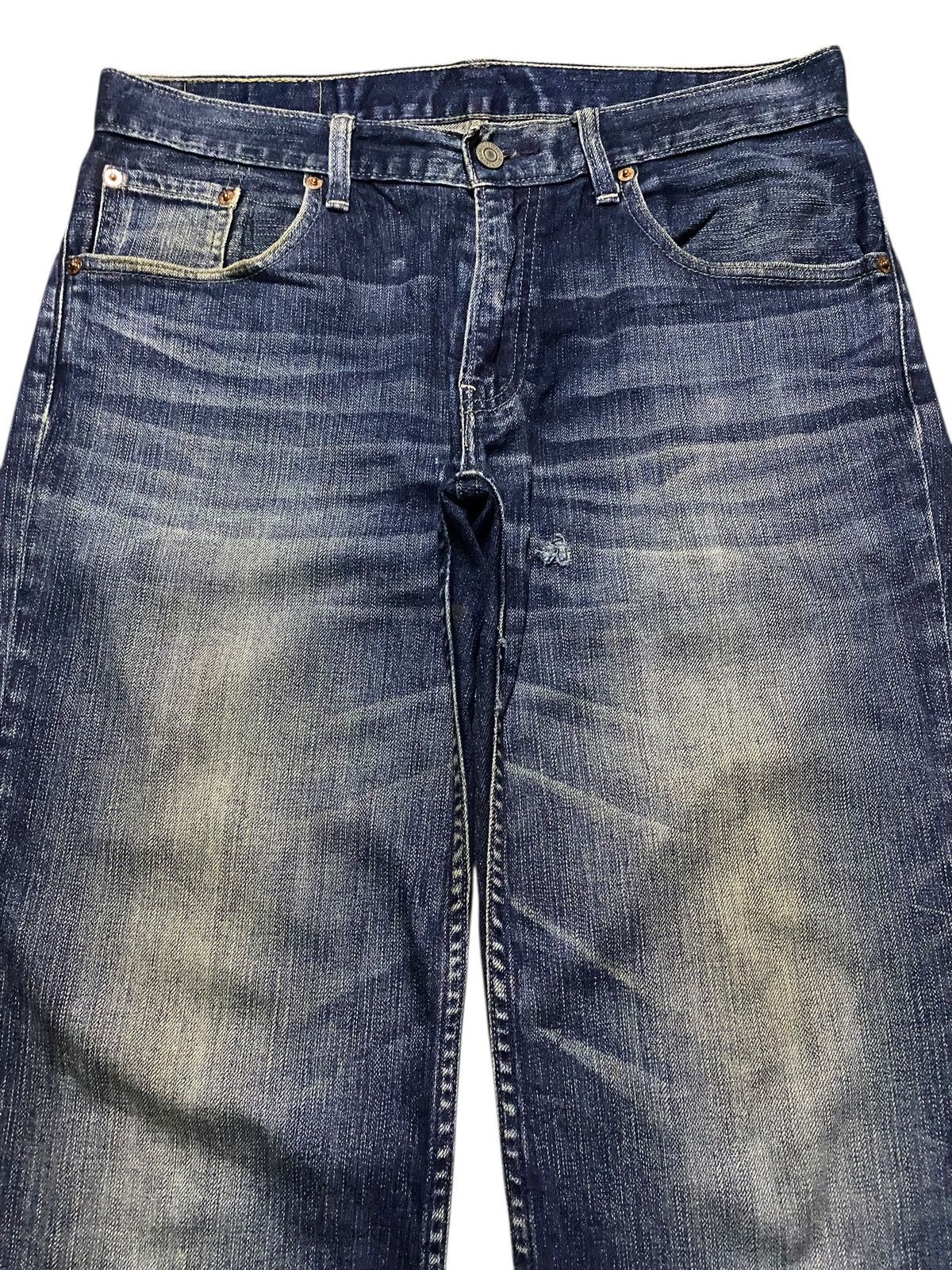 Levi's Vintage Clothing Vintage Levis 502 Mud Wash Distressed Loose Jeans Size US 33 - 3 Thumbnail
