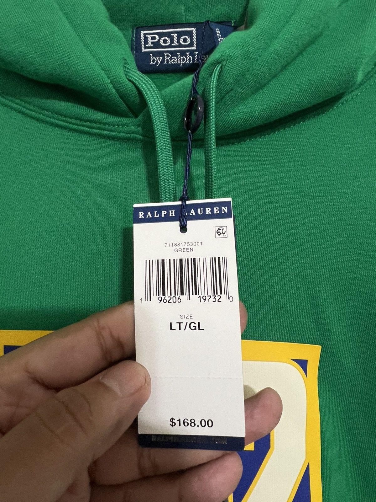 Polo Ralph Lauren NWT 92 Ski Graphic Fleece Pullover Hoodie Tall L Size US L / EU 52-54 / 3 - 4 Thumbnail