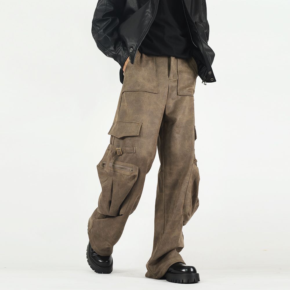 Japanese Brand × Jean America Street Straight Tube Retro Work Casual Pants Size US 29 - 3 Thumbnail