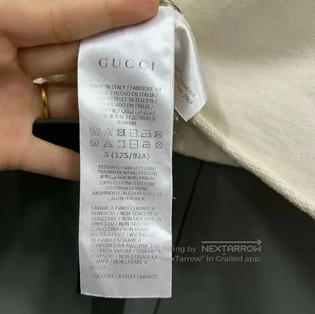 Gucci Gucci Letter Print Crewneck Sweatshirt. Size S / US 4 / IT 40 - 3 Thumbnail