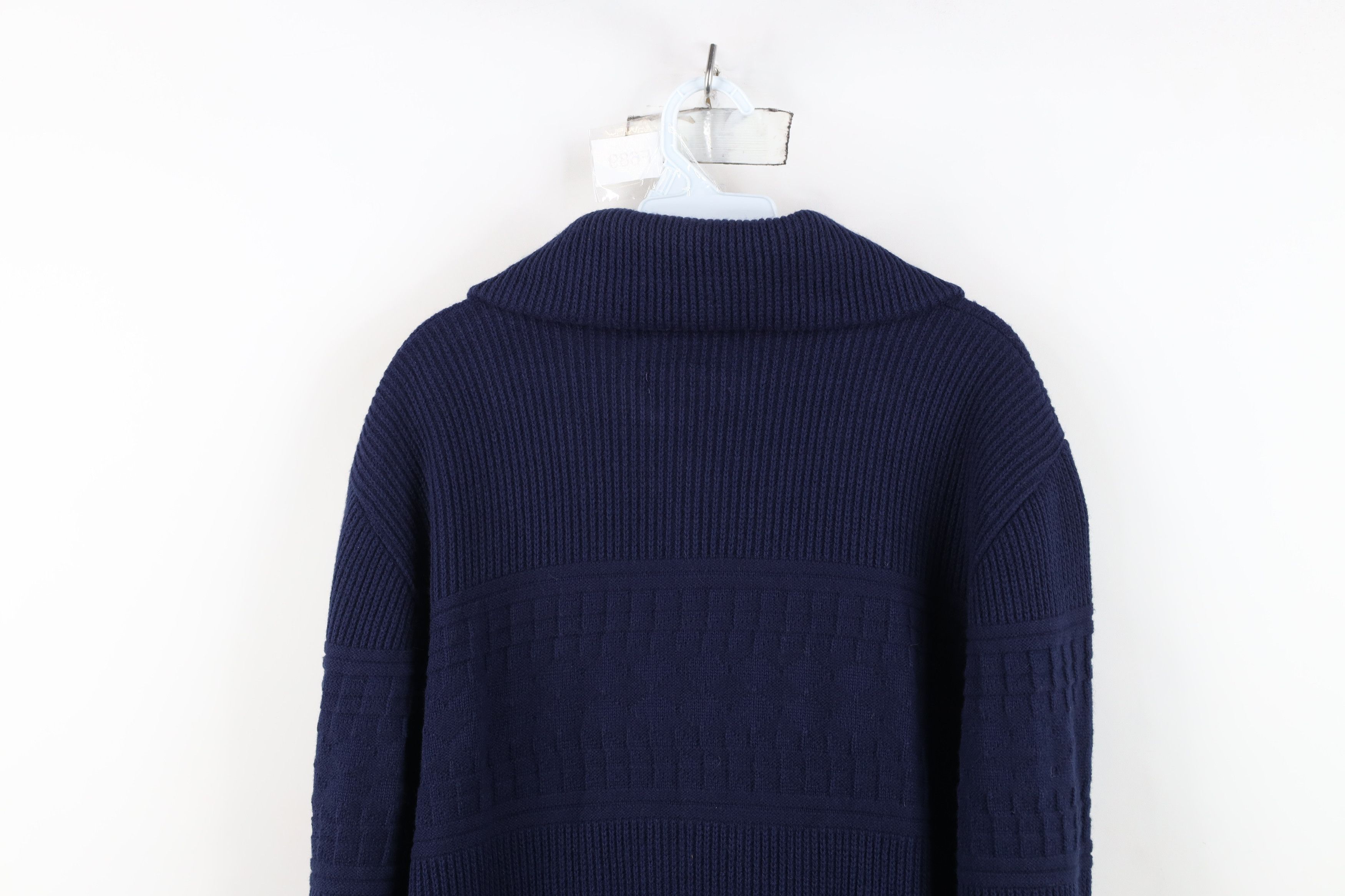 Vintage Vintage 70s Streetwear Ribbed Knit Cardigan Sweater USA Size US M / EU 48-50 / 2 - 12 Thumbnail