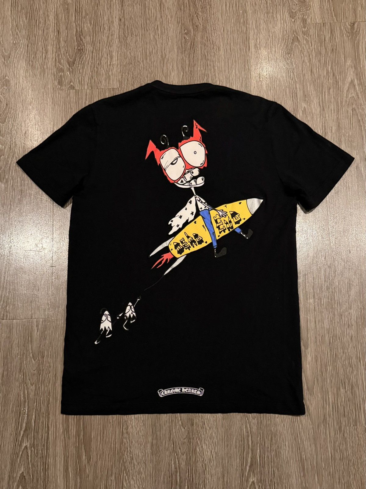 Chrome Hearts RARE Chrome Hearts Matty Boy Rocket Man Dead End Tee Medium Size US M / EU 48-50 / 2 - 1 Thumbnail
