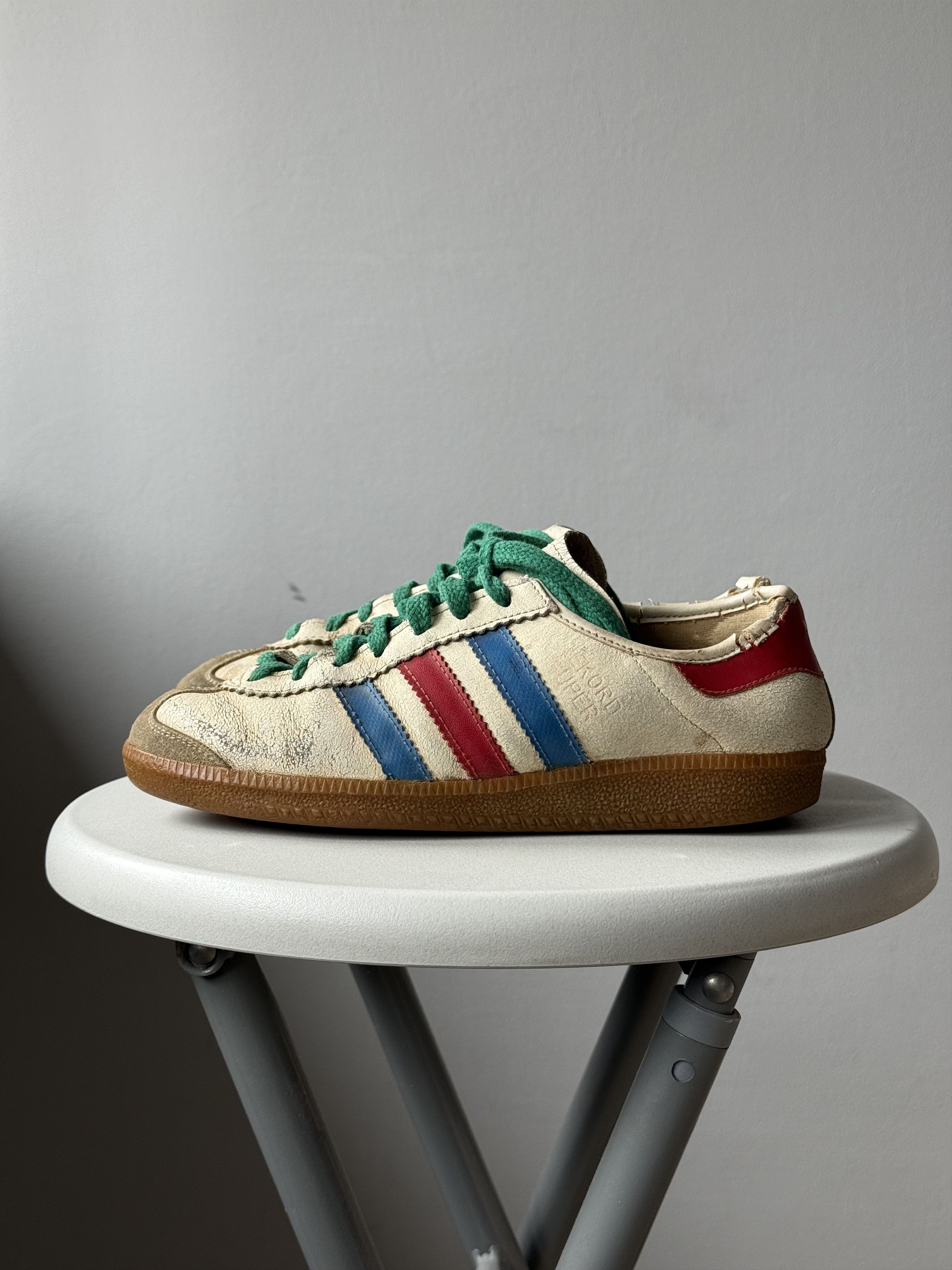 Adidas × Vintage Vintage 1970's Adidas Super Rekord Shoes Made in Yugoslavia Size US 4.5 / IT 34.5 - 1 Thumbnail