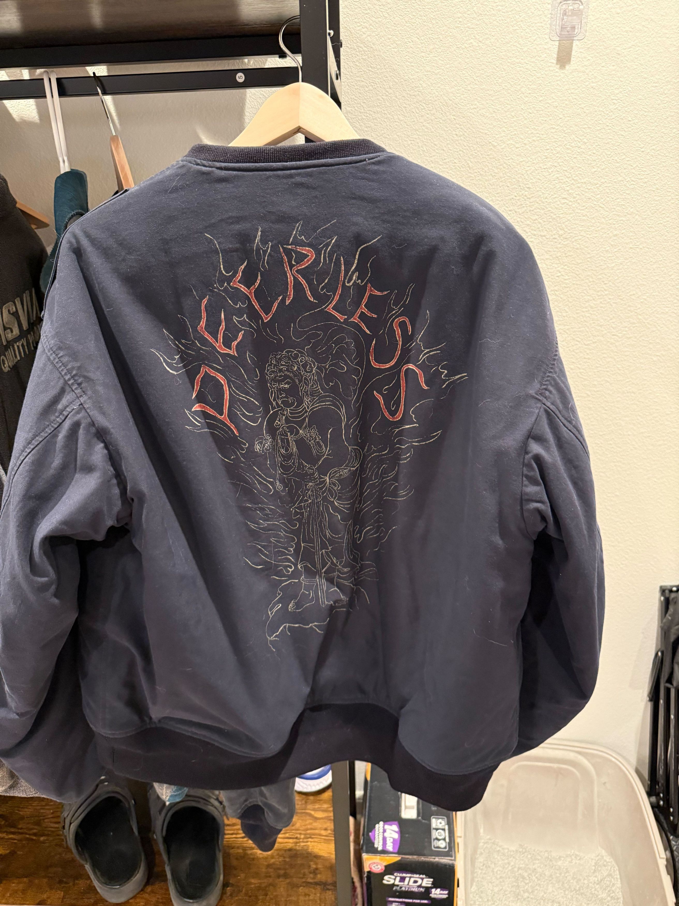 Visvim Visvim Gunner Jacket Acala Navy size5 Size US XXL / EU 58 / 5 - 4 Thumbnail