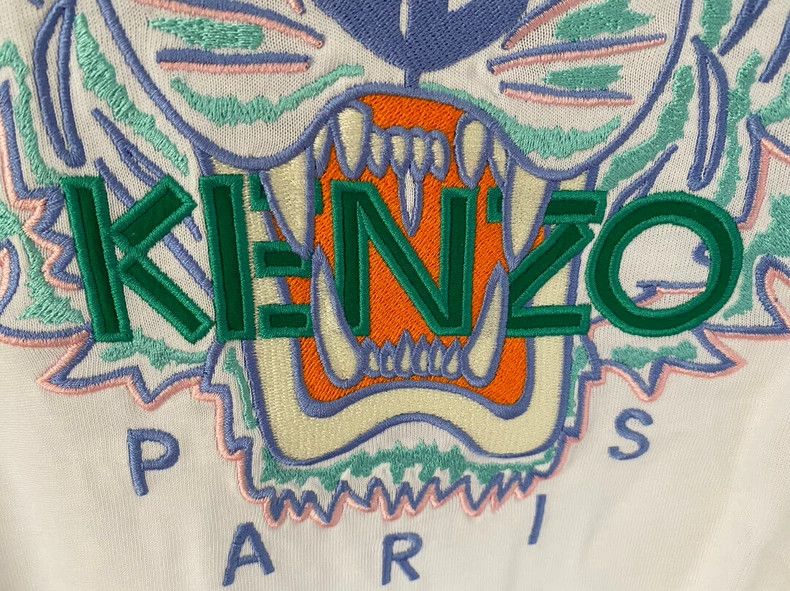 Kenzo KENZO Tiger embroidered long dress Size L / US 10 / IT 46 - 3 Thumbnail