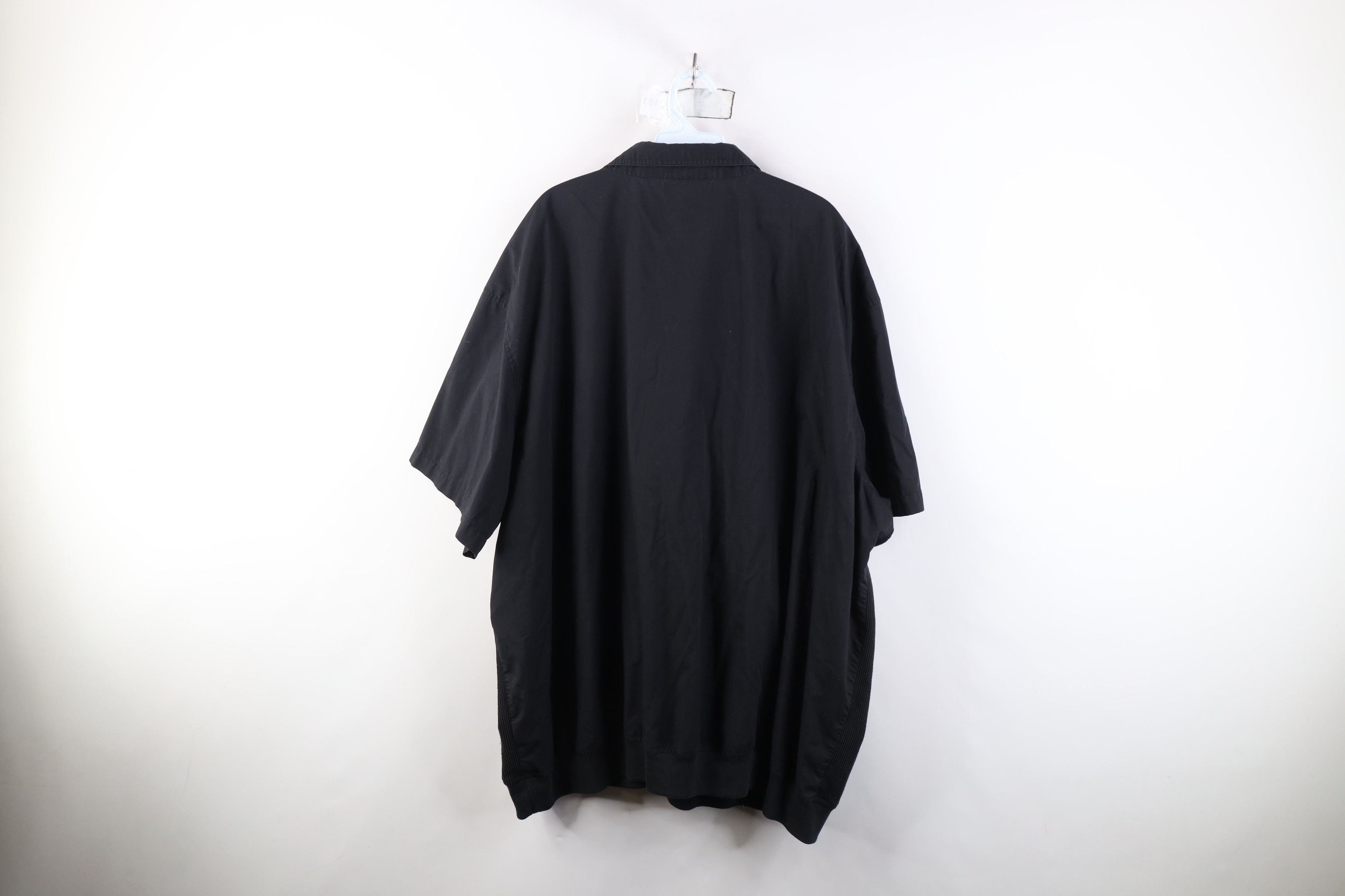Vintage Vintage 90s Streetwear Collared Pullover Polo Shirt Black Size US XXL / EU 58 / 5 - 12 Thumbnail