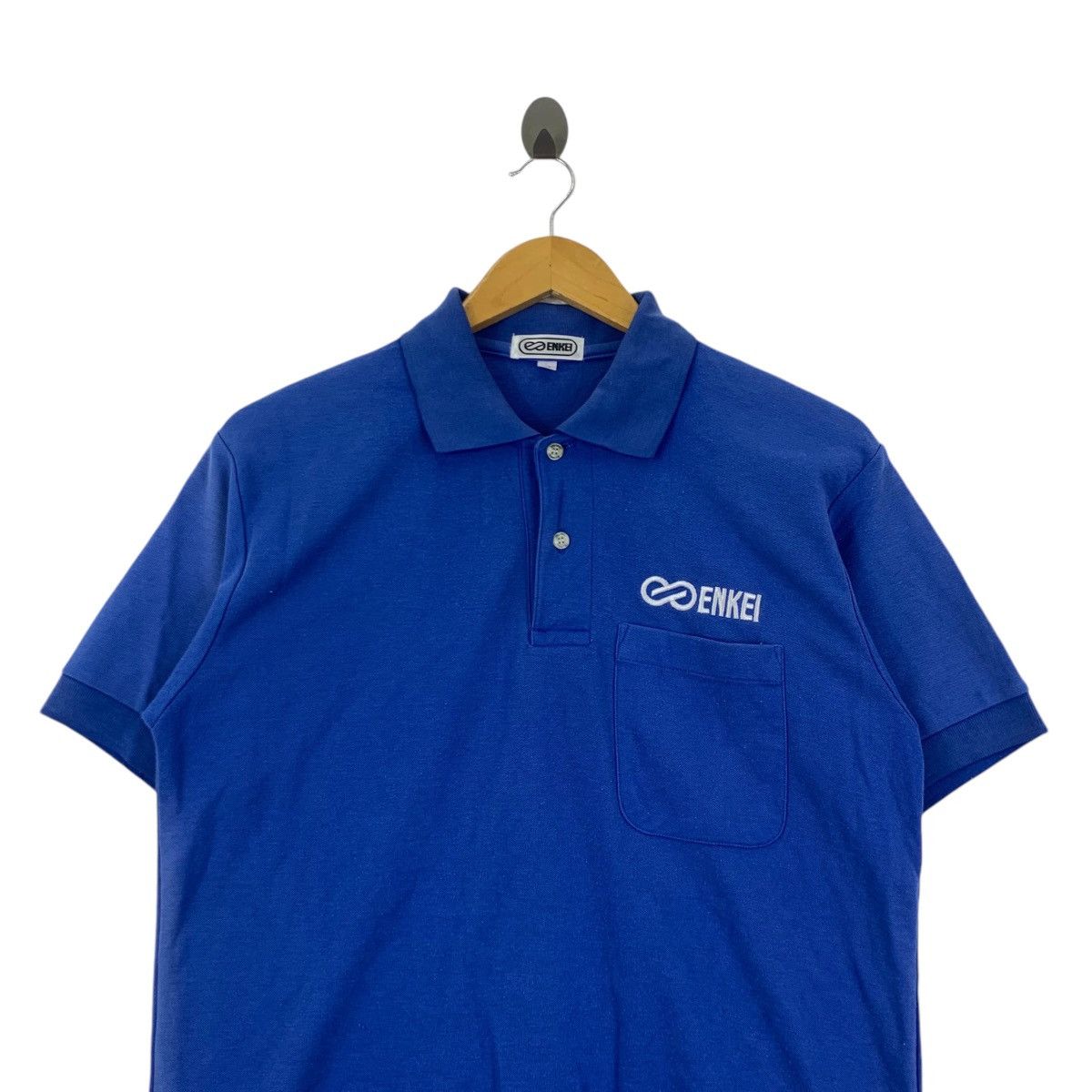 Vintage Vintage ENKEI WHEELS RACING Team Engineer Polo Tee Shirt Size US M / EU 48-50 / 2 - 2 Thumbnail