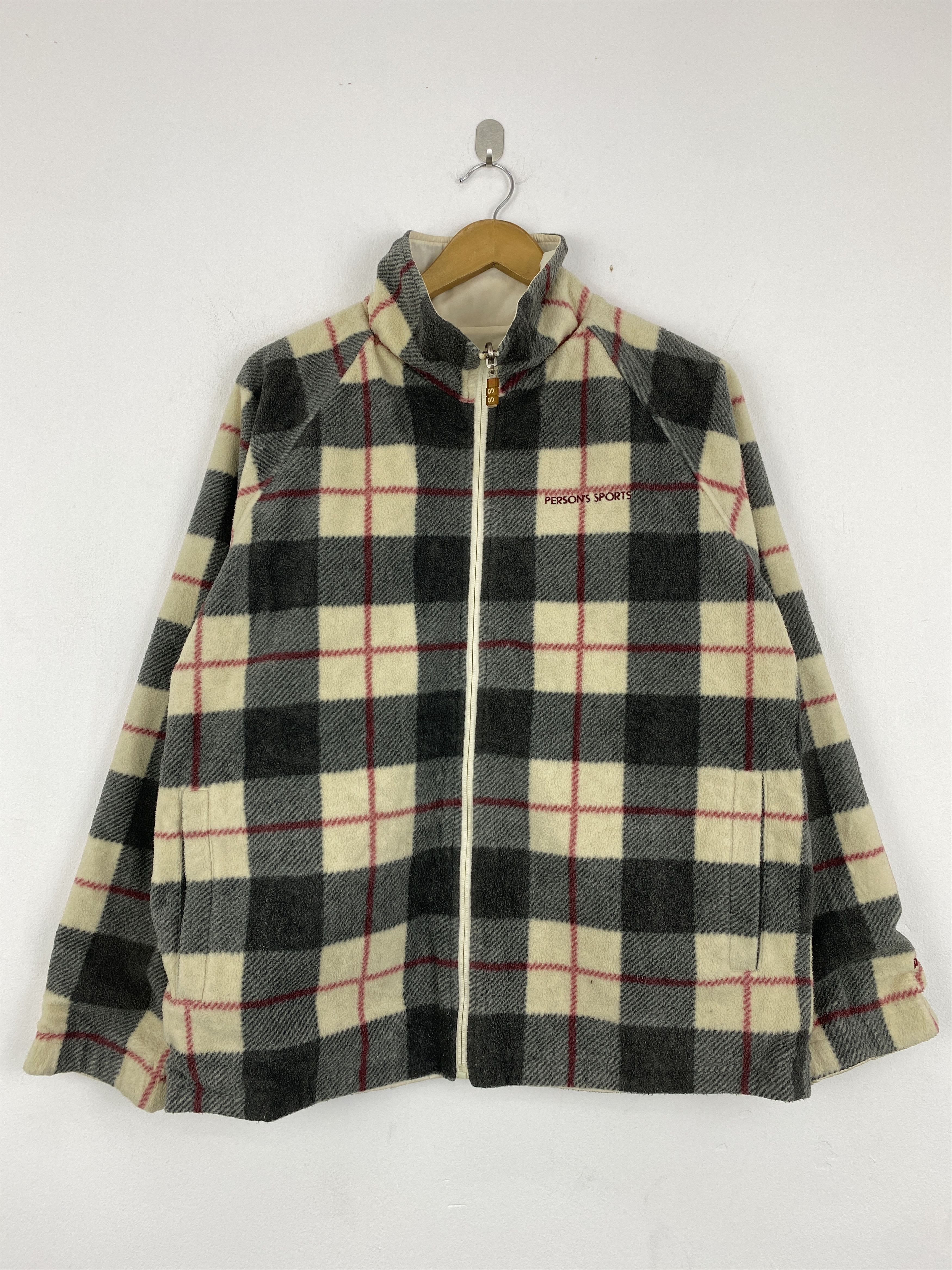 PERSON'S Vintage Person's Sports Fleece Jacket J1948 Size US M / EU 48-50 / 2 - 1 Thumbnail
