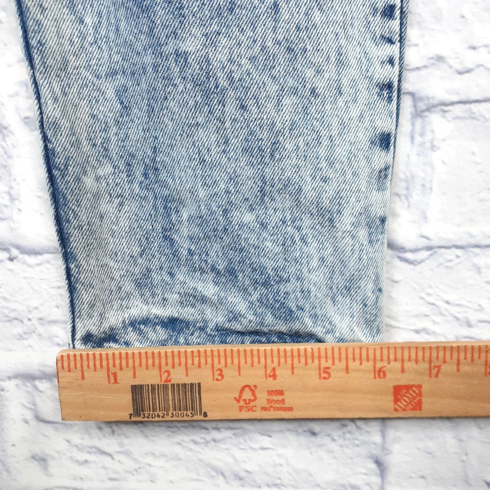 Vintage VINTAGE Gitano Denim Jeans Tapered High Rise Mom Womens 29x31 Long 14 29 Blue Cotton Cotton Denim Regular Rise 90s? Size 29" - 6 Thumbnail