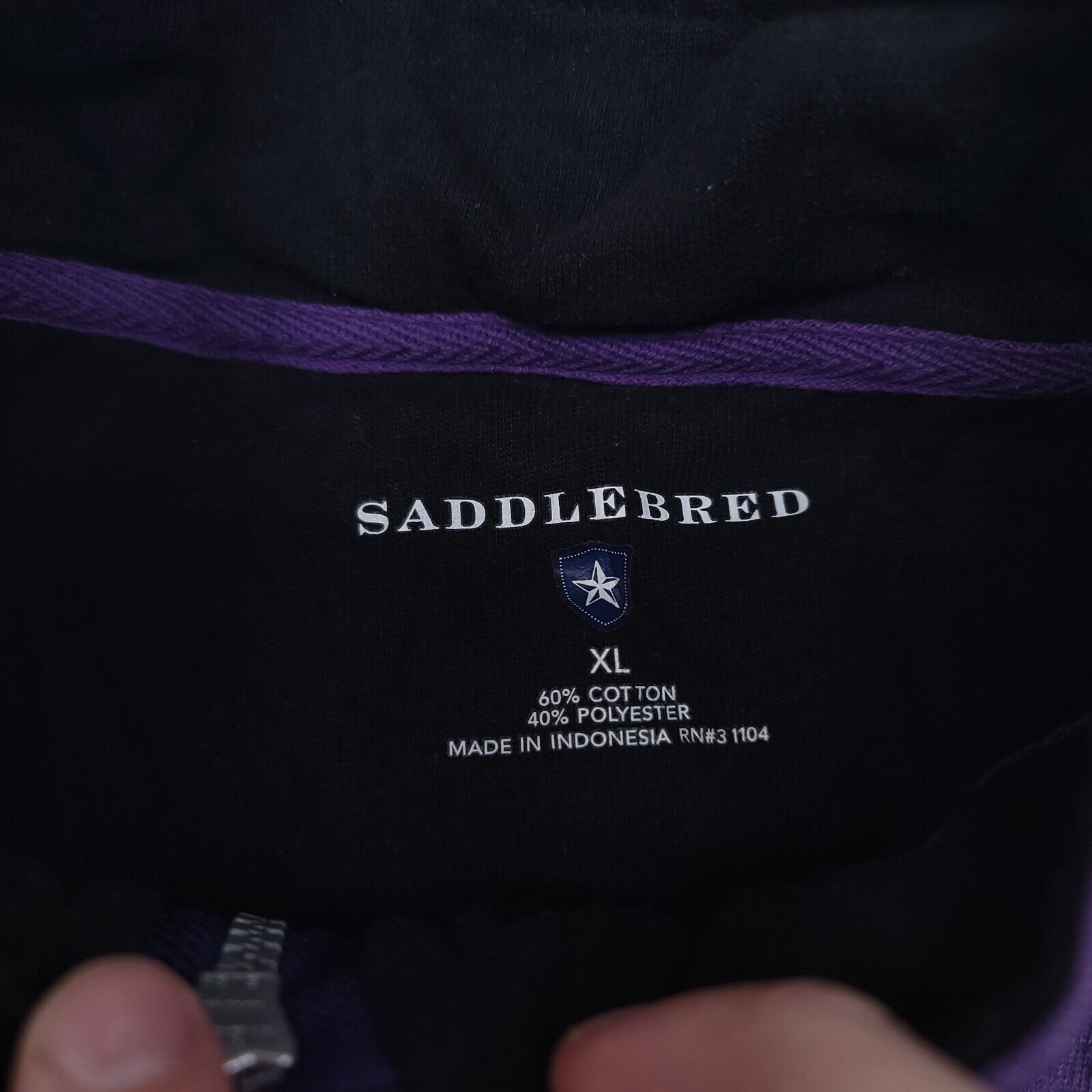 Saddlebred Saddlebred Casual Pullover Outdoor Jacket Men Size XL Purple Size US XL / EU 56 / 4 - 3 Thumbnail