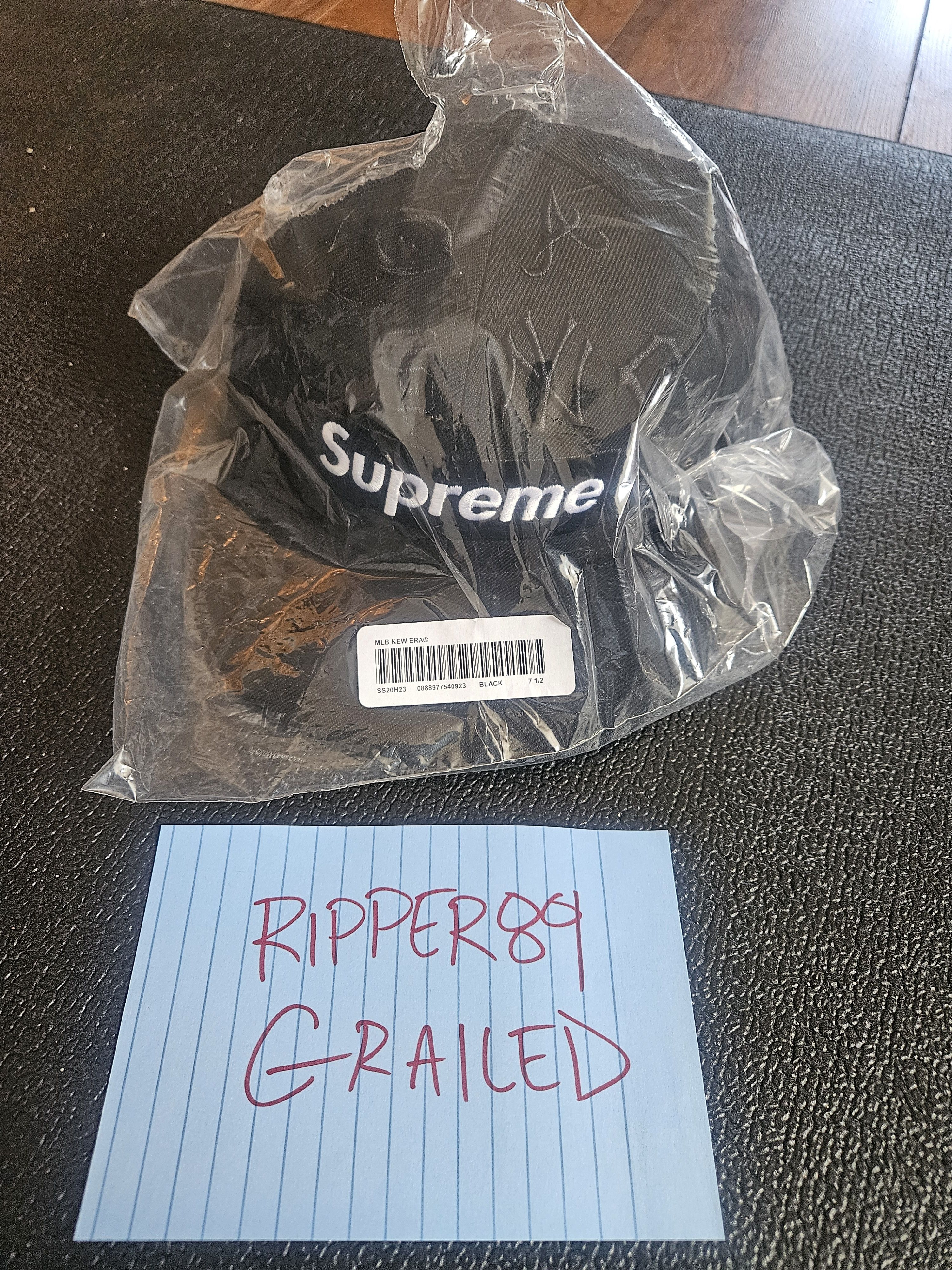 Supreme Supreme MLB Logos Hat - Black - Size 7 1/2 - NEW Size ONE SIZE - 2 Thumbnail