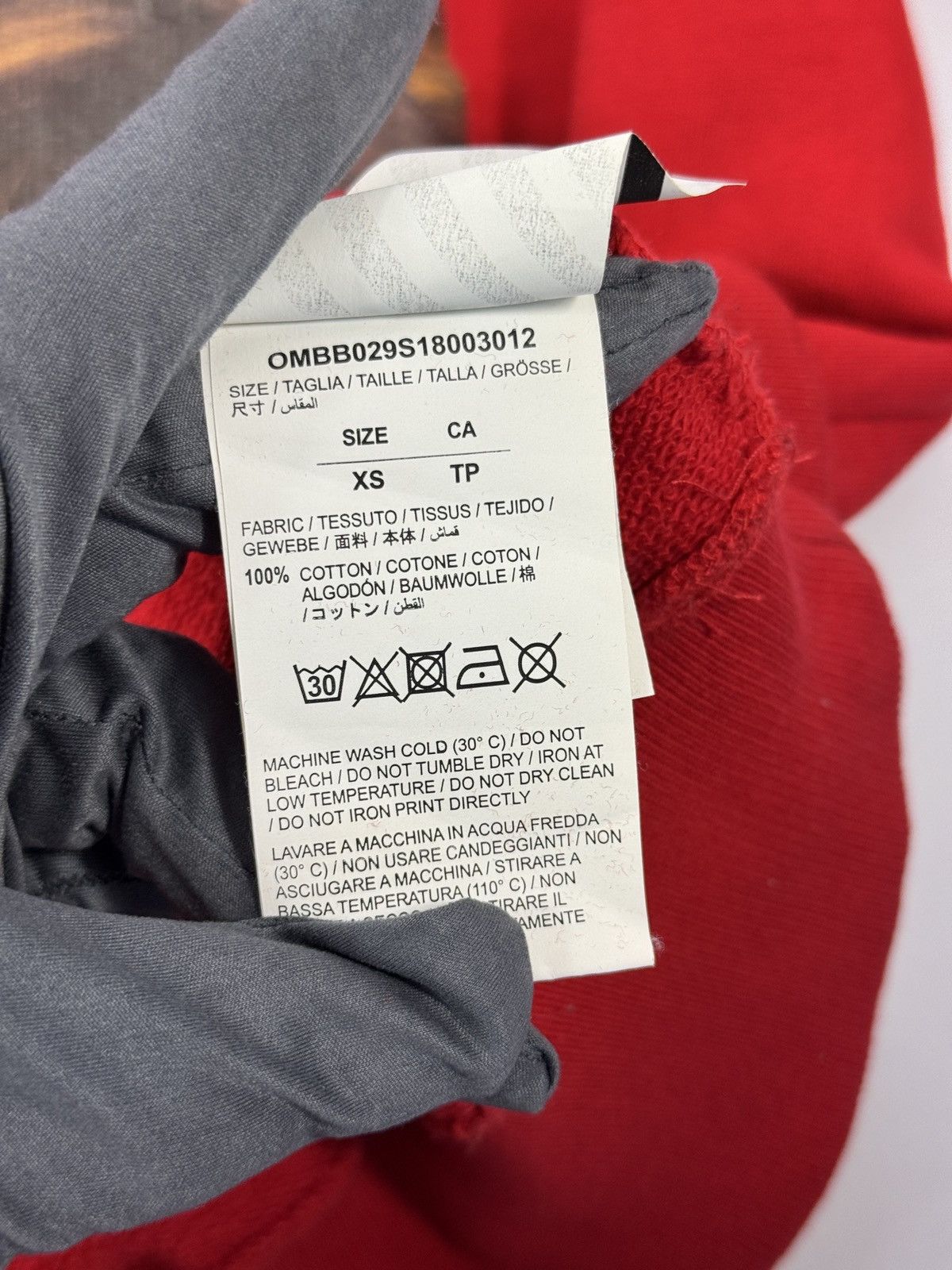 Off-White MONA-LISA TEMPERATURE OVERSIZED HOODIE Size US M / EU 48-50 / 2 - 6 Thumbnail