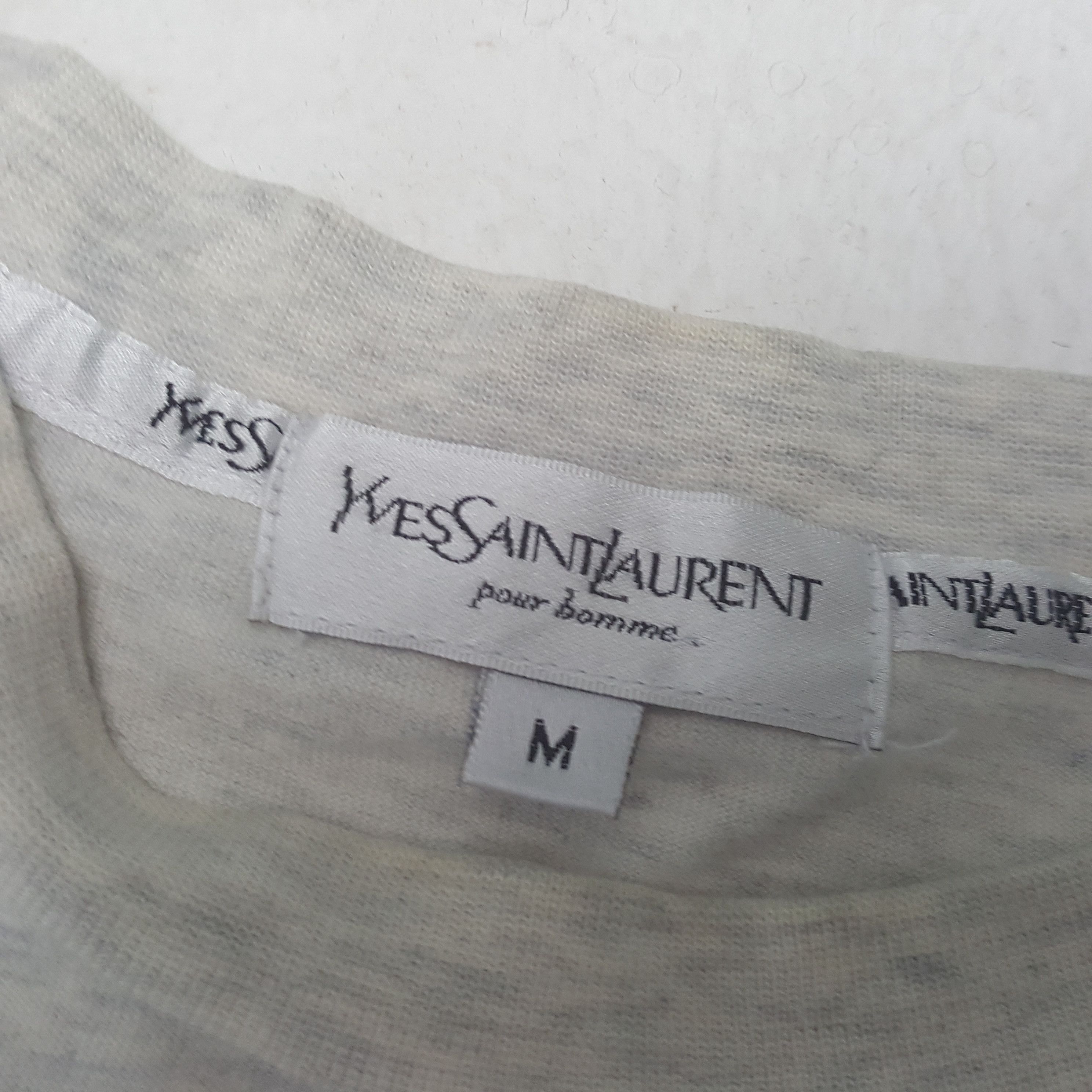 Yves Saint Laurent Vintage Yves Saint Laurent Italian Brand T-shirt C294N36 Size US M / EU 48-50 / 2 - 5 Thumbnail