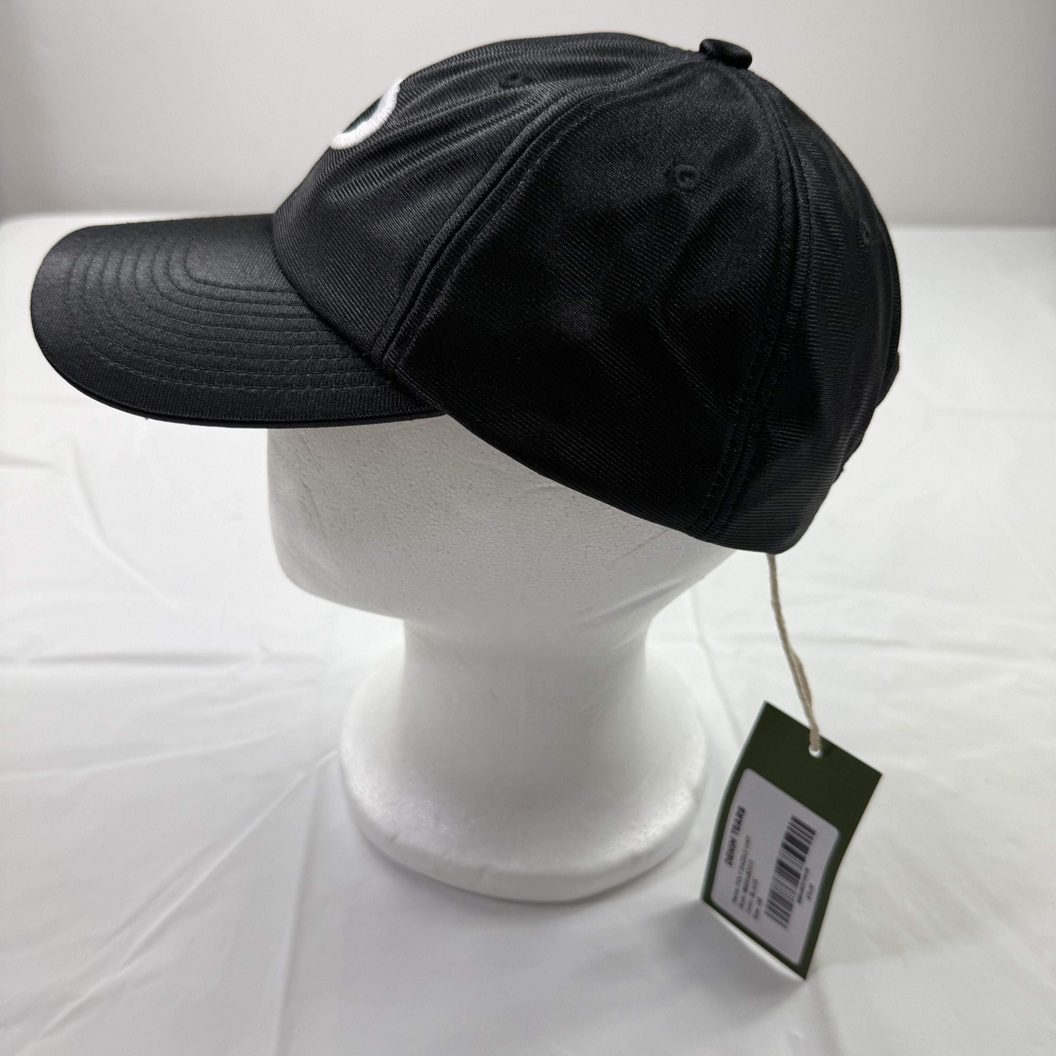 DENIM TEARS Denim Tears Black Embroidered D Logo Baseball Cap Hat Size ONE SIZE - 4 Thumbnail
