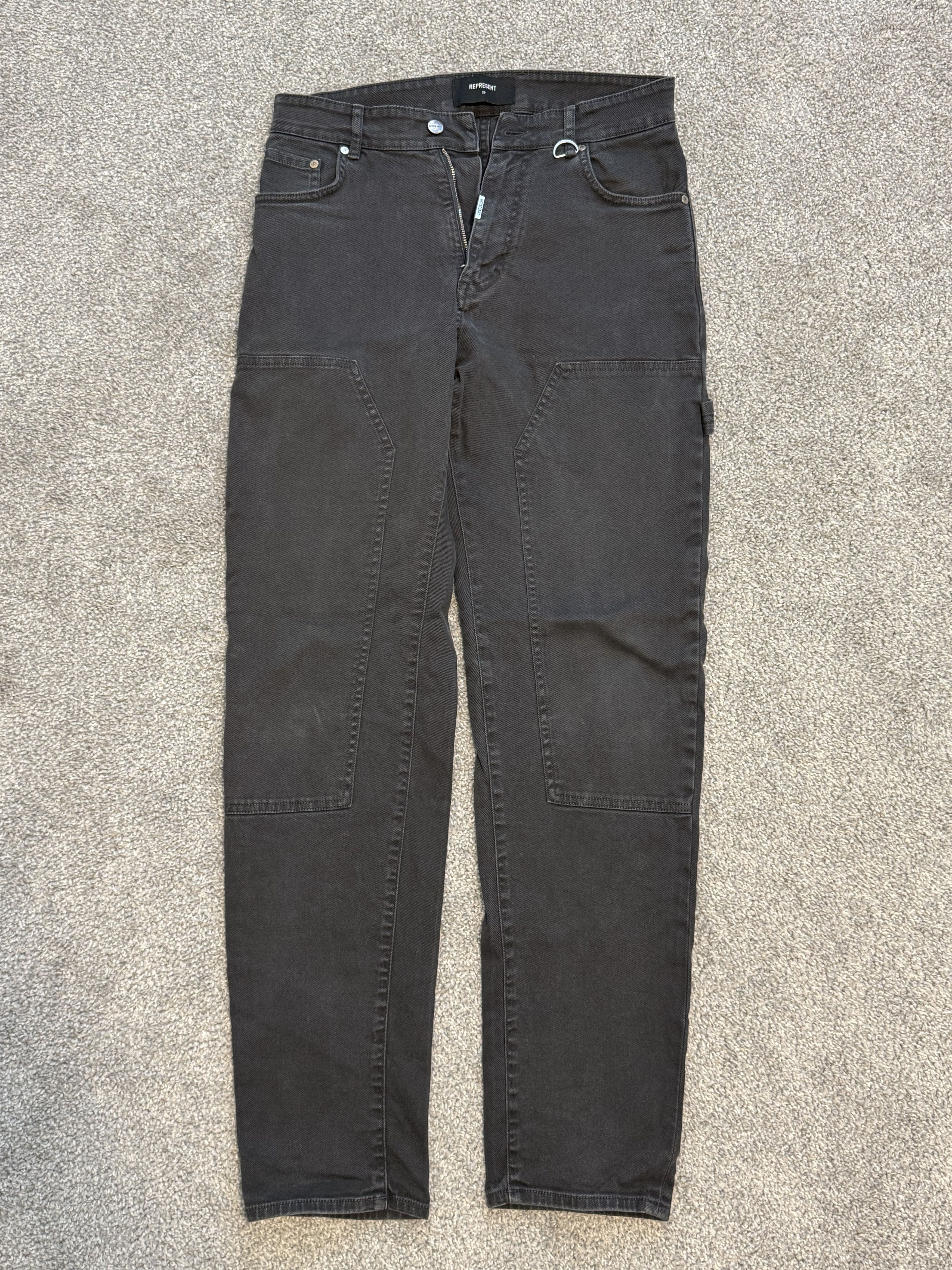 Represent Clo. Carpenter Denim - Vintage Black Size US 29 - 1 Thumbnail