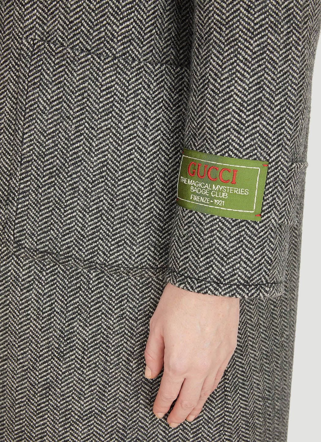 Gucci RRP $5500 NWT Gucci GG Reversible Wool Coat Monogram Size S / US 4 / IT 40 - 9 Thumbnail