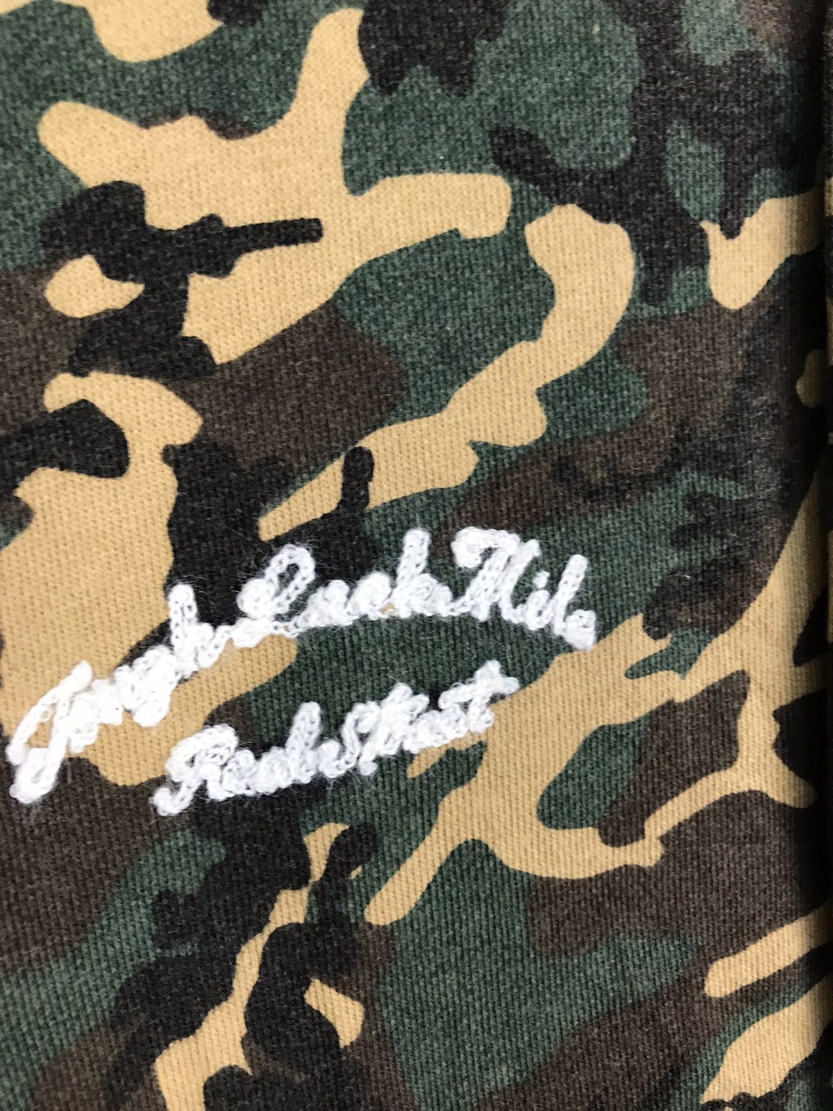 Designer × Japanese Brand × Vintage 💥RARE💥 CAMOUFLAGE VARSITY JACKET Size US L / EU 52-54 / 3 - 6 Thumbnail