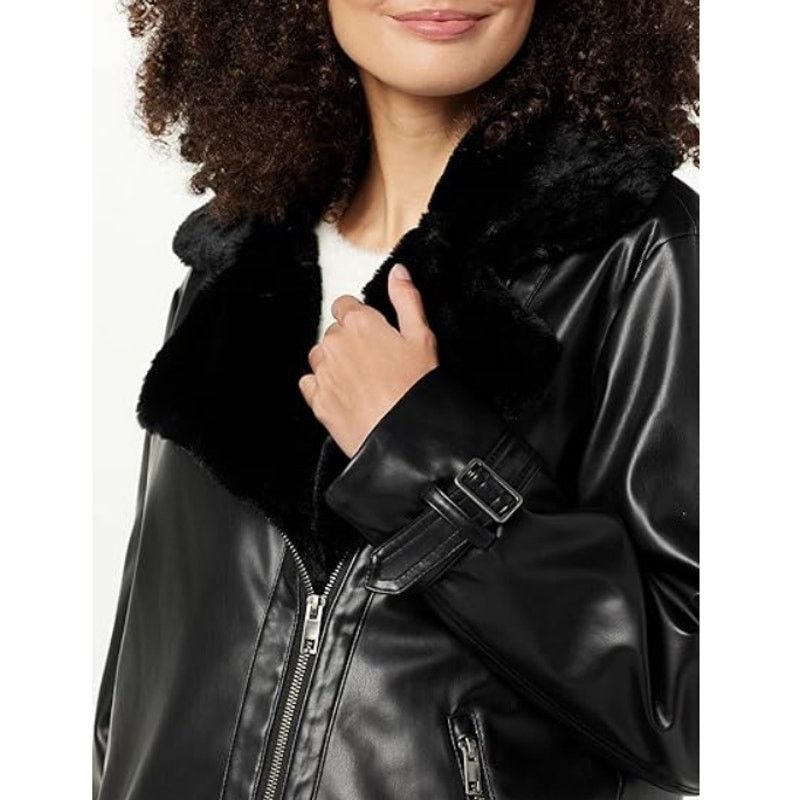 Other The Drop Cavalla Vegan Leather Moto Jacket Black S Size S / US 4 / IT 40 - 3 Thumbnail