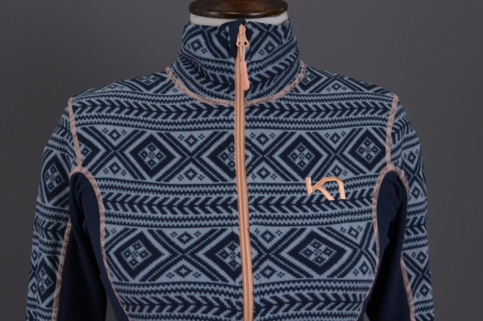 Designer Kari Traa Blue Nordic Fair Jacket Size S Size S / US 4 / IT 40 - 3 Thumbnail