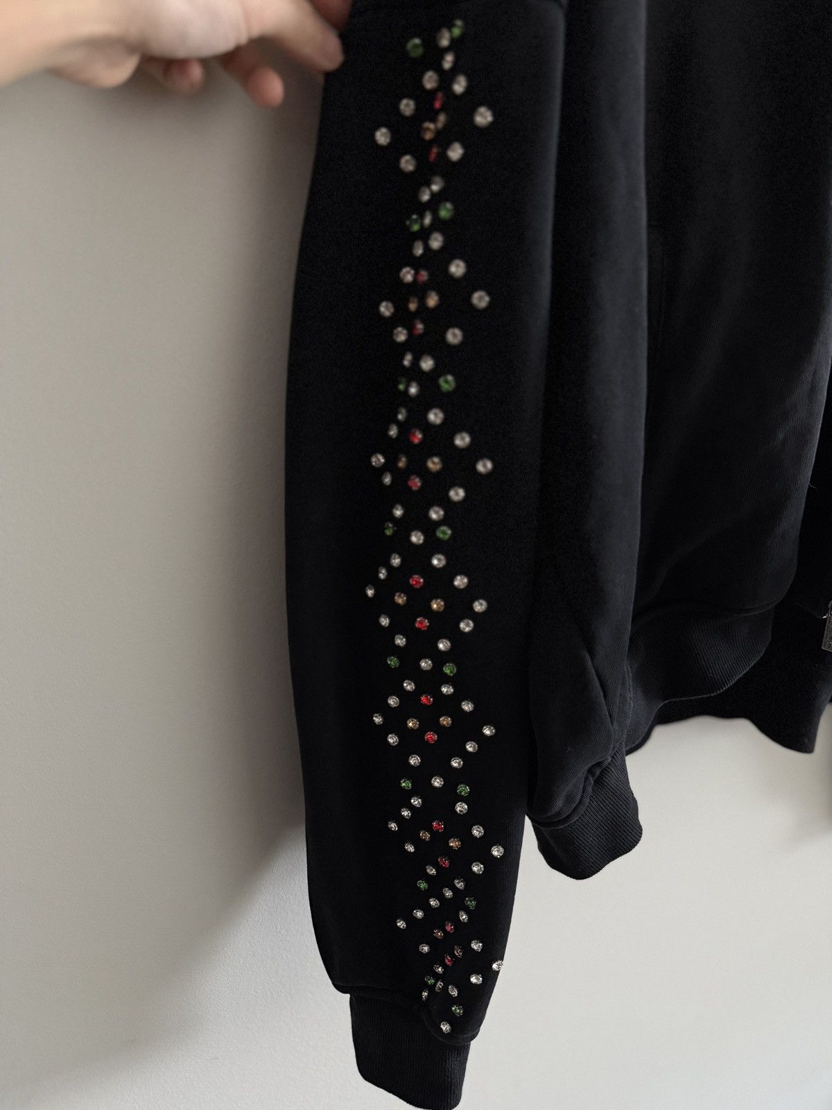 HMDD RARE! HMDD Crystal Zip Up Washed Black Size Medium Size US M / EU 48-50 / 2 - 6 Thumbnail