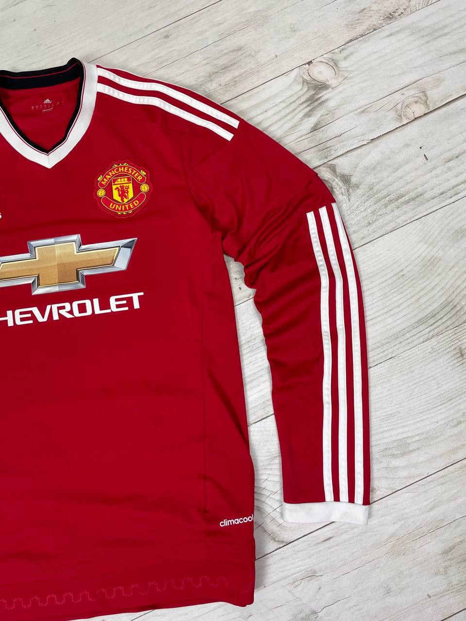 Nike Manchester United 2015 2016 Home Shirt Long Sleeve Jersey Size US S / EU 44-46 / 1 - 4 Thumbnail