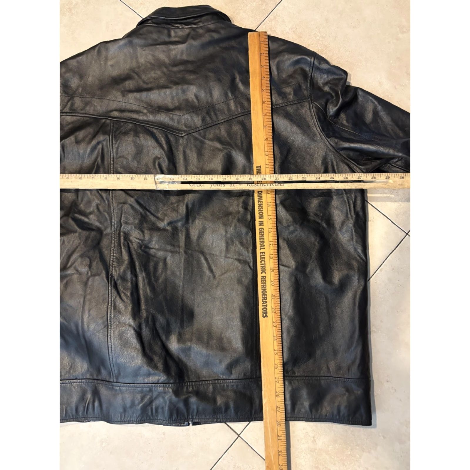 Vintage VINTAGE Wilsons Leather Jacket Mens 1X Black Bomber 90s M. Julian Thinsulate Gloves Jacket Coat Long Solid Zip Mens Size XL / US 12-14 / IT 48-50 - 8 Thumbnail