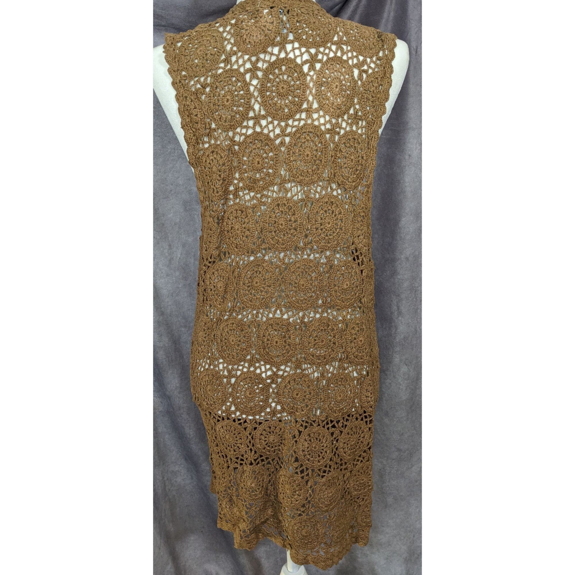 Other Vintage 90s Bohemian Silk Vest by SML Sport Size M / US 6-8 / IT 42-44 - 9 Thumbnail