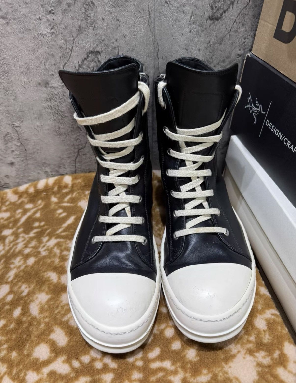 Rick Owens Rick Owens Main Line High Top Ramones K37 Size US 9.5 / EU 42-43 - 2 Thumbnail