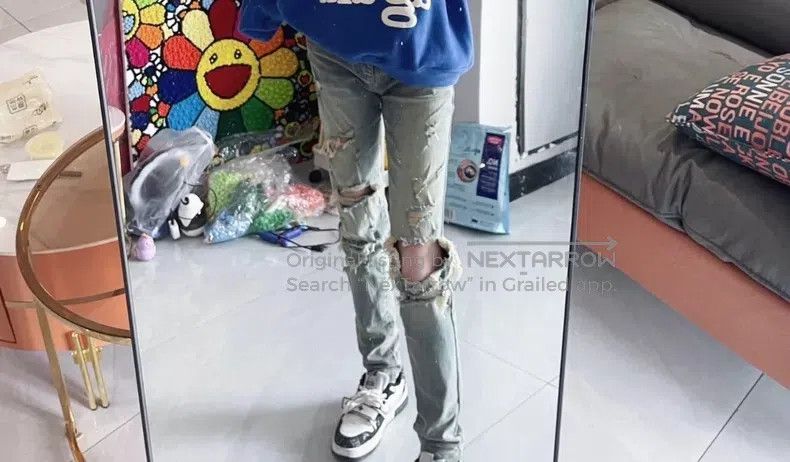 Saint Laurent Paris Saint Laurent Paris Heavily destroyed jeans Size 28" / US 6 / IT 42 - 1 Thumbnail