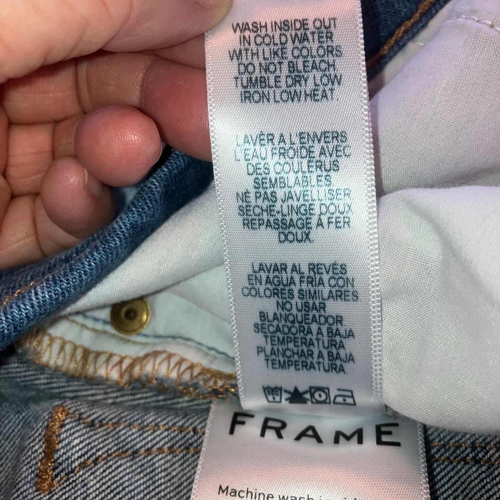 Frame Frame Le High Skinny Jean in Medium Wash Clipper Street - 28 Size 28" / US 6 / IT 42 - 14 Thumbnail