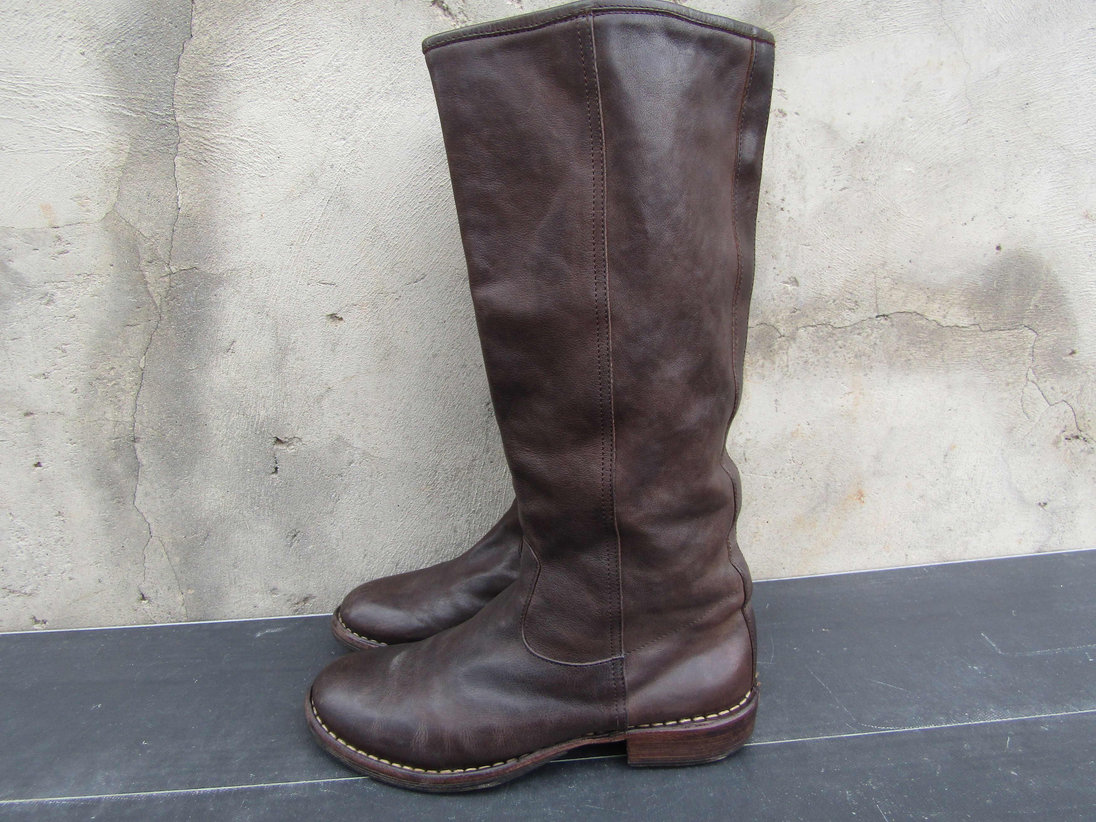Fiorentini + Baker Fiorentini Baker Brown Tall Eli Biker Moto Riding Women's Size US 8 / IT 38 - 6 Thumbnail