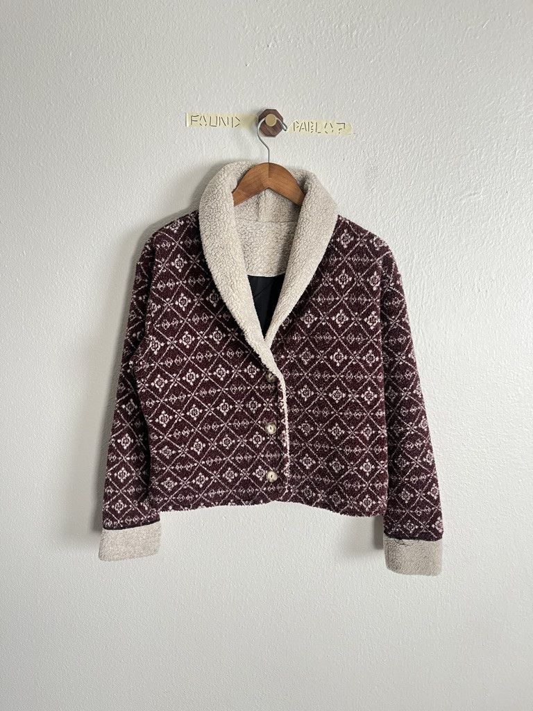 Vintage Vintage 90s Bohemian Fleece Jacket Size M / US 6-8 / IT 42-44 - 1 Thumbnail