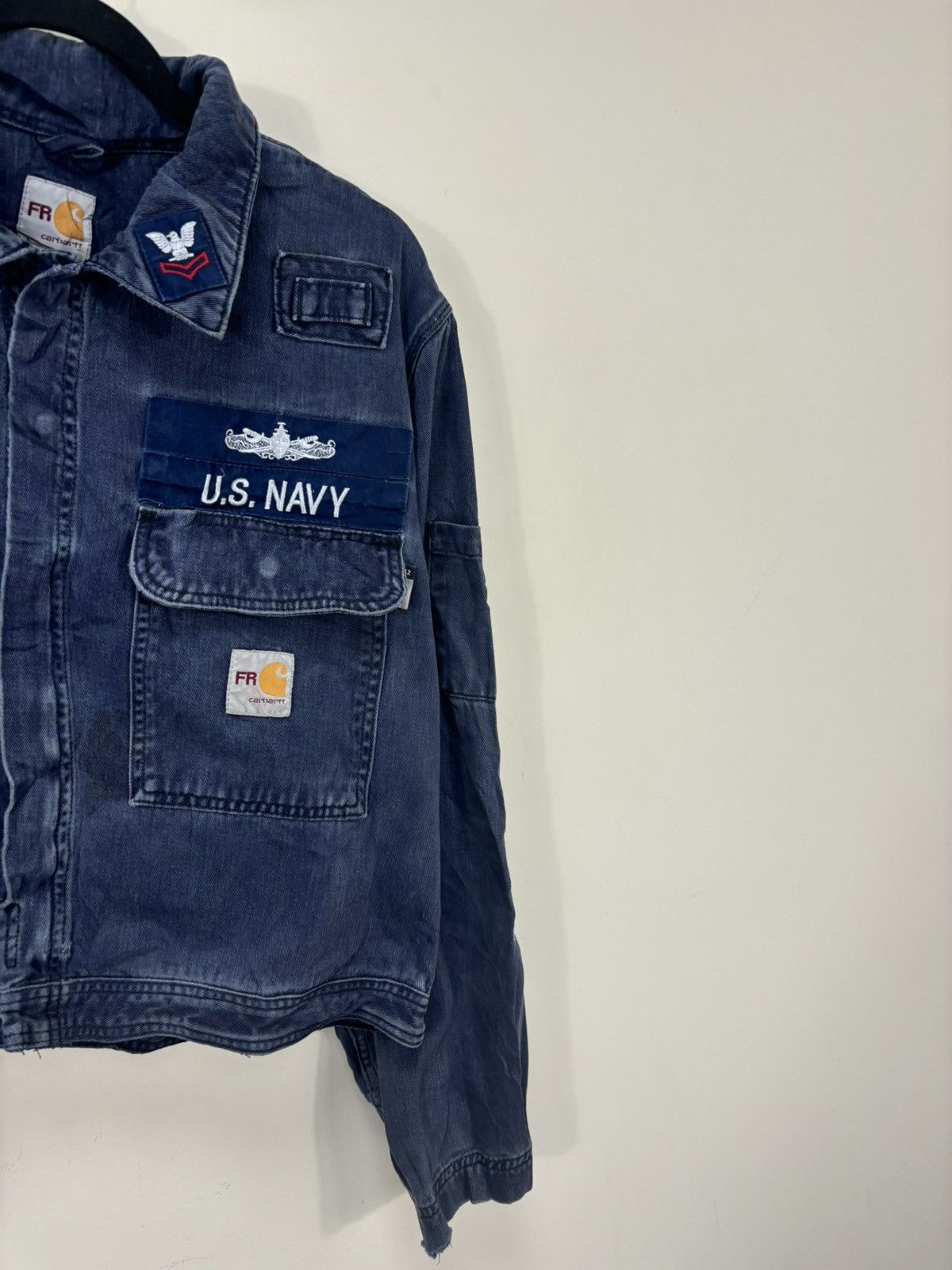 Carhartt Vintage Carhartt Flame Resistant U.S. Navy Cropped Jacket Size US L / EU 52-54 / 3 - 4 Thumbnail