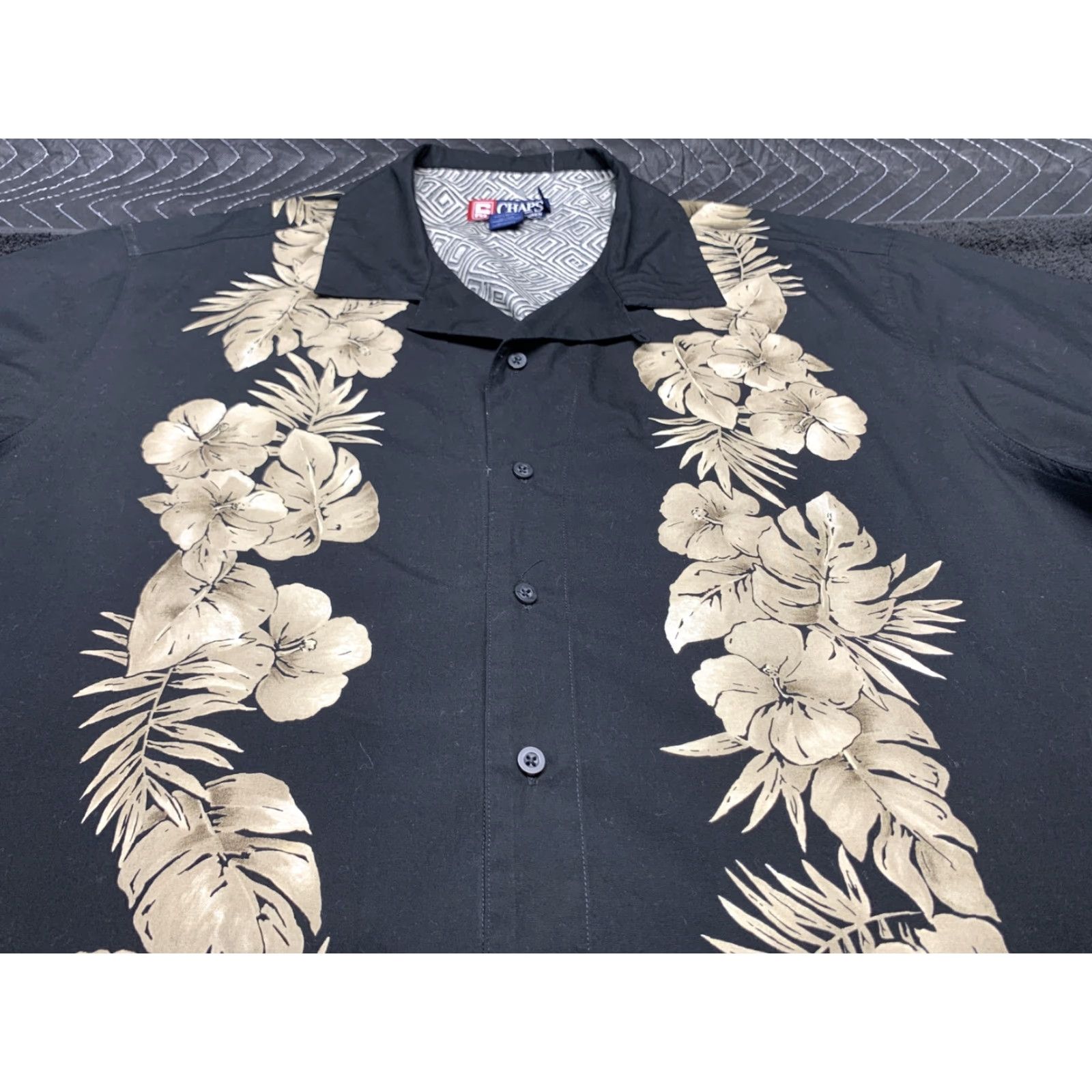 Chaps VINTAGE Ralph Lauren Chaps Men's XL Hawaiian Shirt Tropical Floral Short Sleeve Casual Summer Beach Campsite Size US XL / EU 56 / 4 - 2 Thumbnail