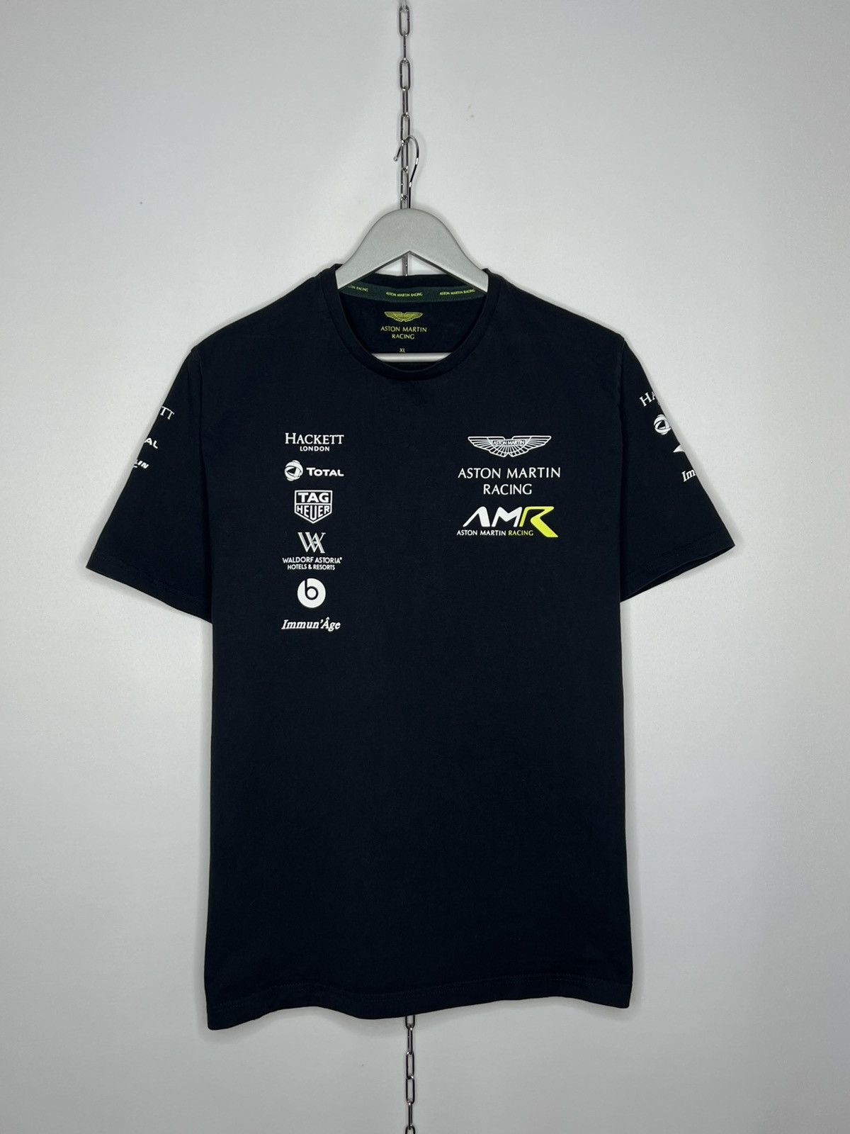 Hackett Hackett Aston Martin Racing Big Logo T-Shirt Tee F1 Size US XL / EU 56 / 4 - 2 Thumbnail