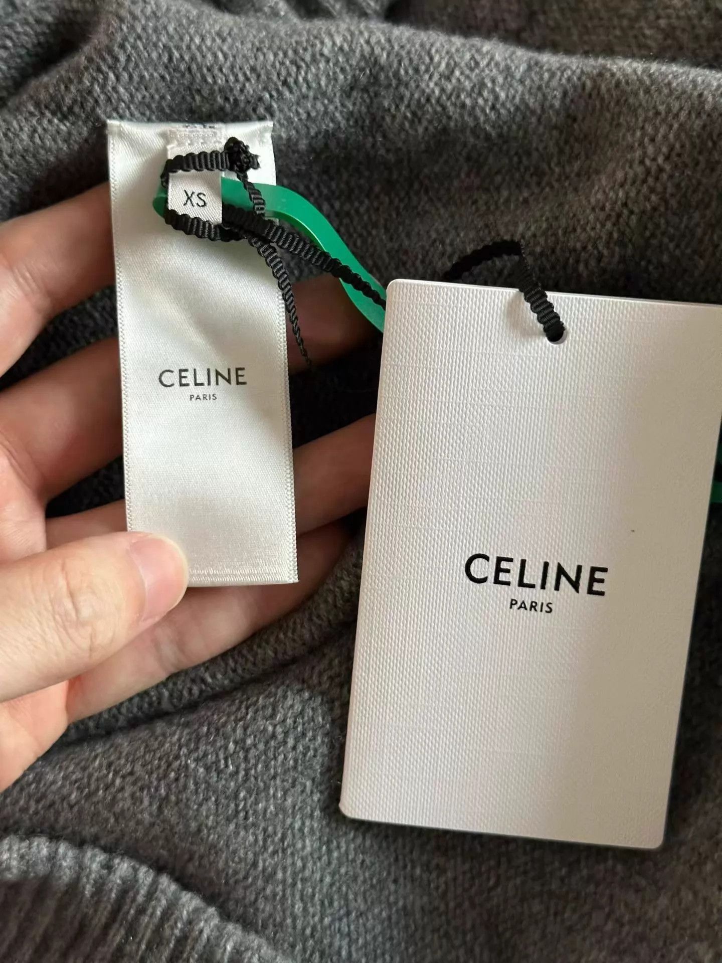 Celine CELINE Cashmere Drawstring Zip Hoodie XS NWT Size XS / US 0-2 / IT 36-38 - 4 Thumbnail