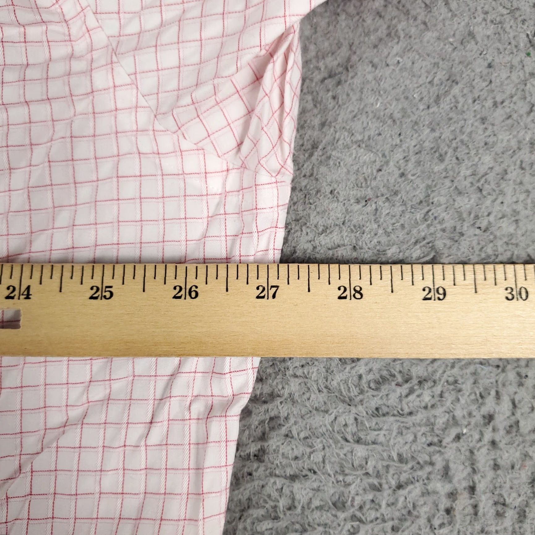 Tommy Bahama Tommy Bahama Shirt Mens 17.5 Pink Check Long Sleeve Button Up Cotton Size 46R - 6 Thumbnail