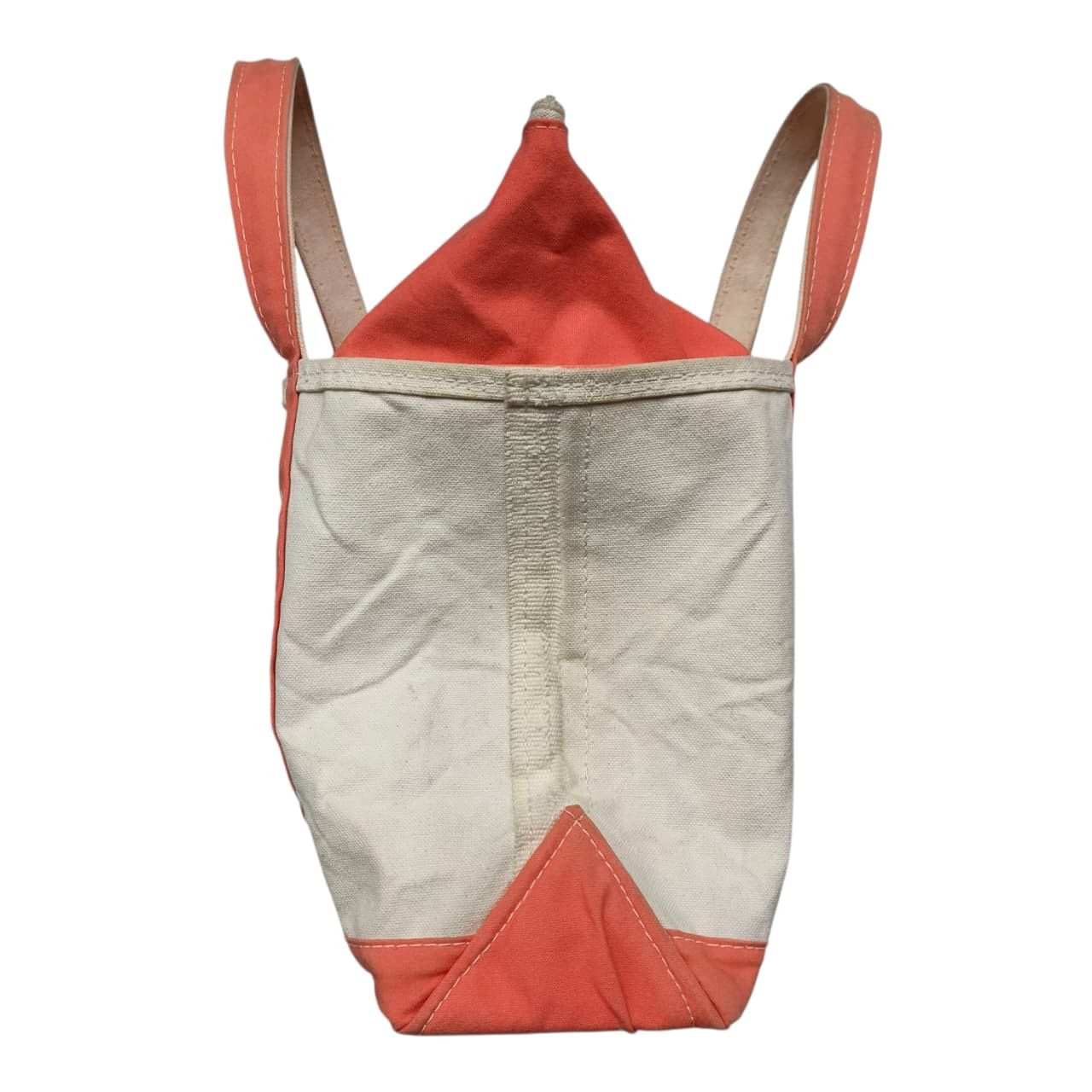 L.L. Bean Vintage LL Bean Boat and Tote Zip Hand Bag Heavy Duty Canvas Size ONE SIZE - 2 Thumbnail