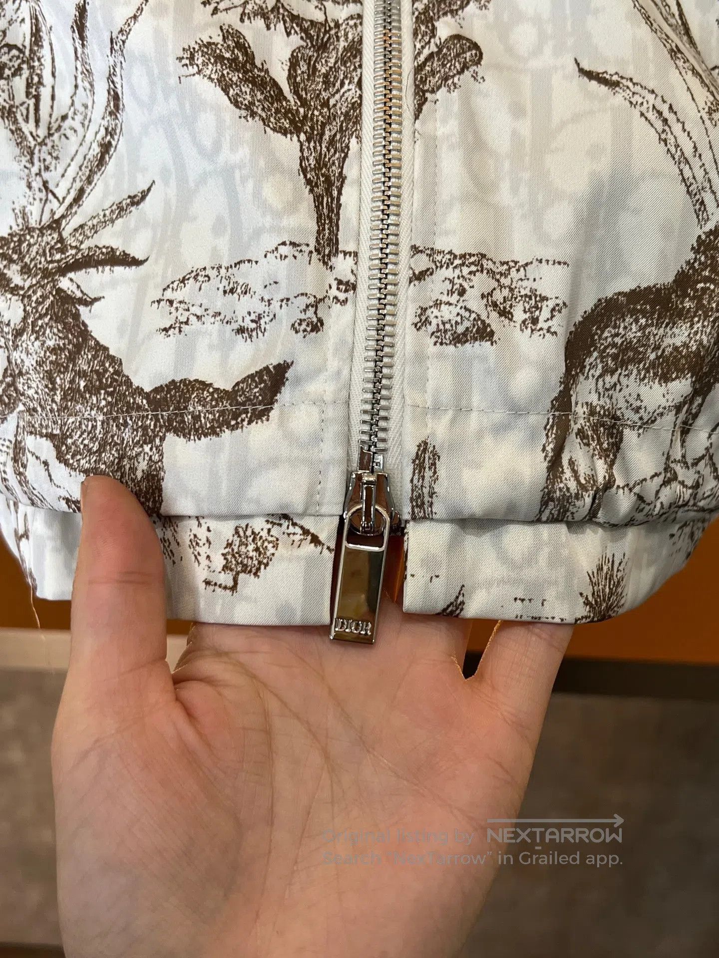 Dior Dior Floral Full-Lining Print Zip-Up Jacket| Size US M / EU 48-50 / 2 - 4 Thumbnail