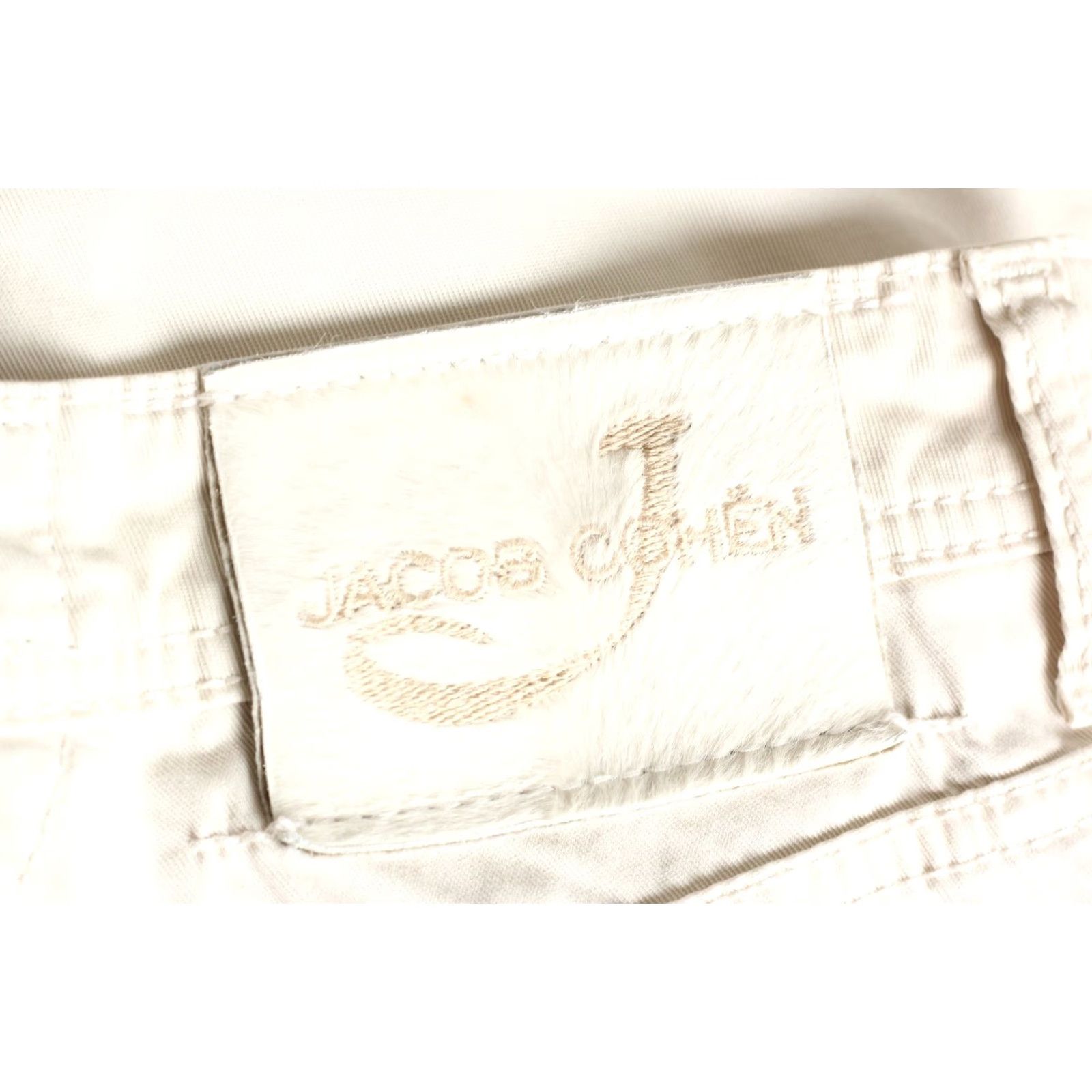 Jacob Cohen JACOB COHEN J668 Comfort Stretch Trousers Men W31 L28 Ivory 5-Pocket Design Slim Casual DZ6480 Size US 31 - 5 Thumbnail