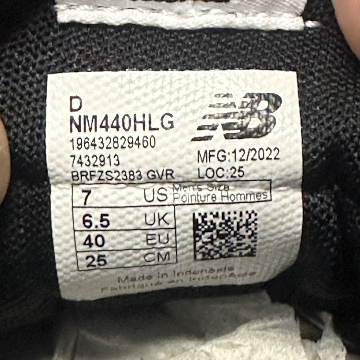 New Balance Size 7 (8.5W) - New Balance Numeric 440 ‘Black White High’ Size US 7 / EU 40 - 6 Thumbnail