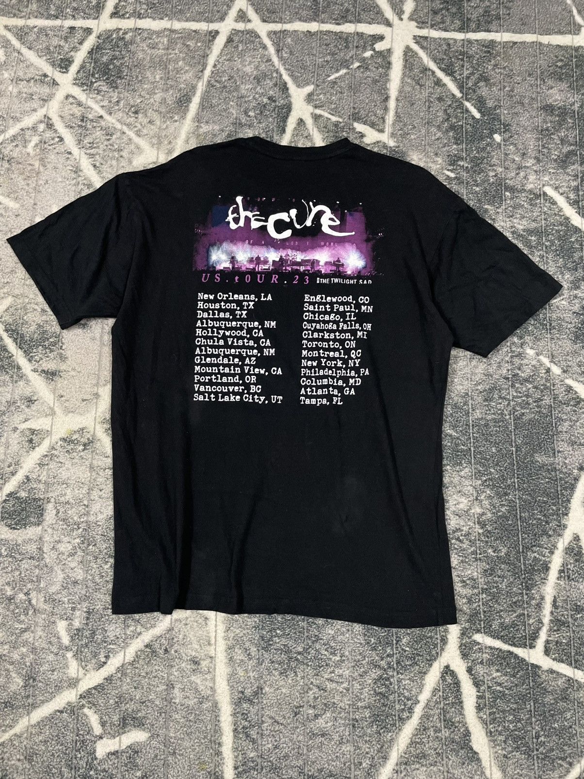 Band Tees THE CURE TOUR US 2023 TEE Size US XL / EU 56 / 4 - 5 Thumbnail