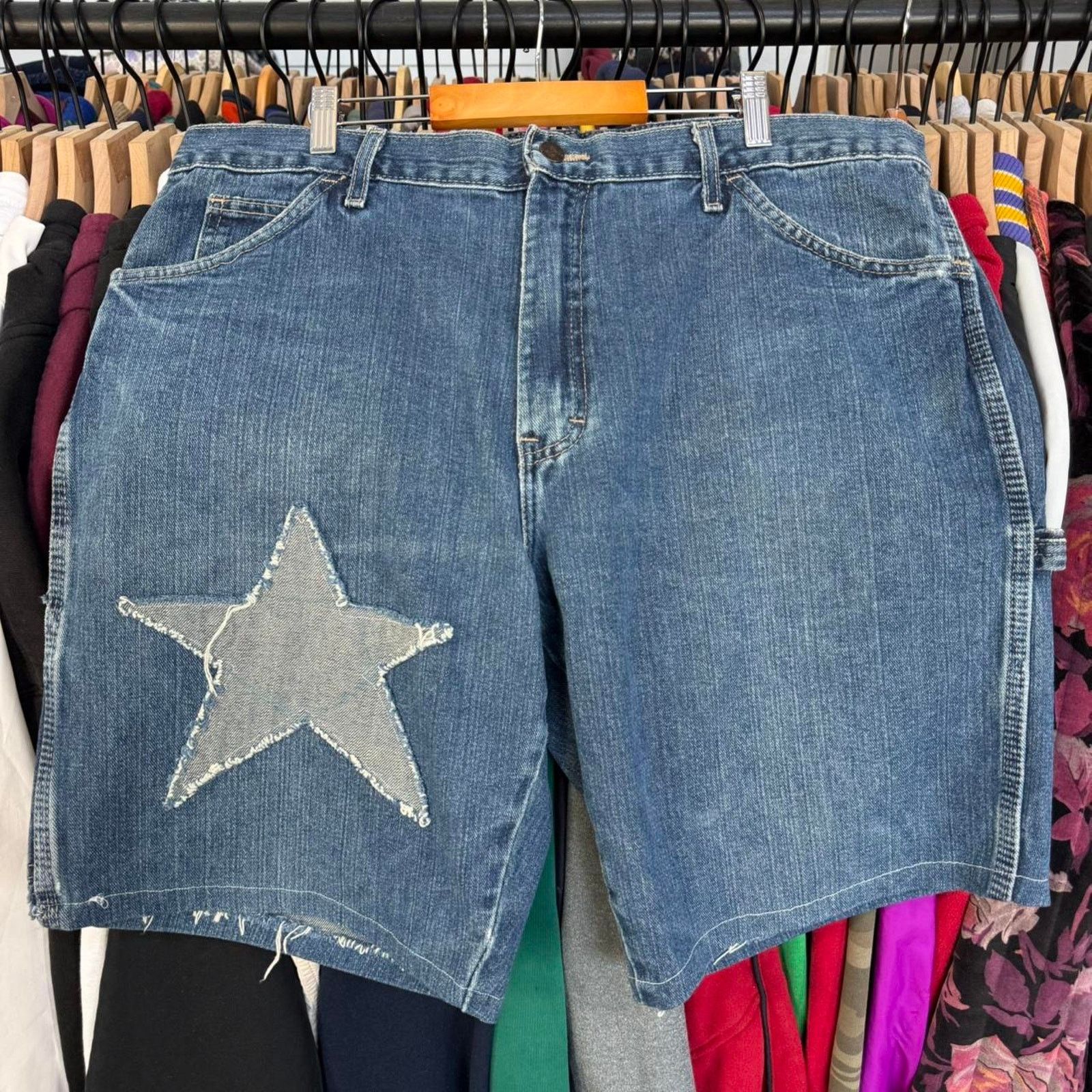 Dickies Vintage Y2K Super Cool Custom Dickies Star Carpenter Shorts Size US 39 - 1 Thumbnail