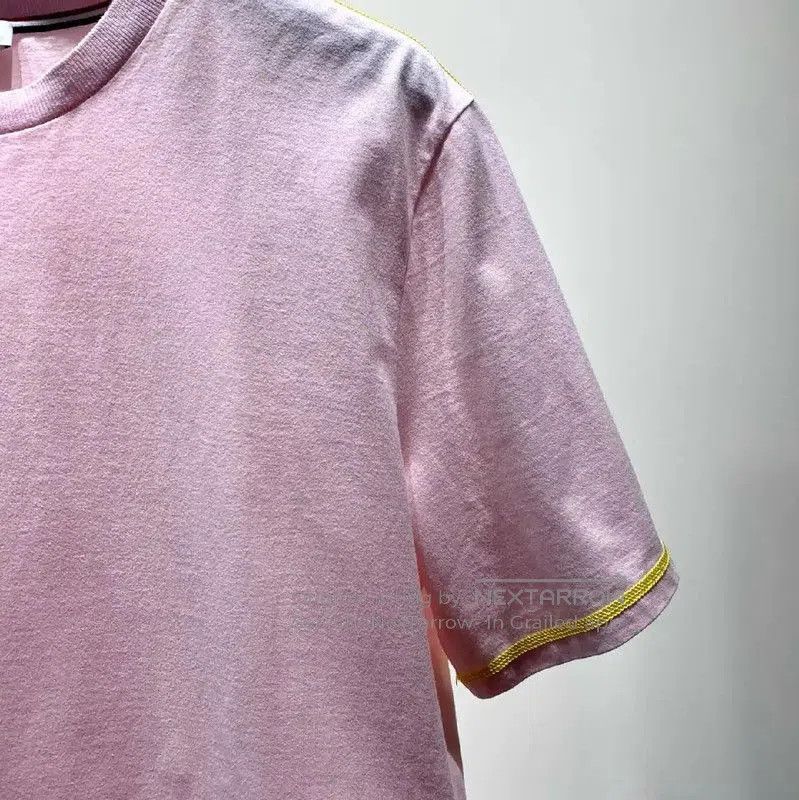 Thom Browne Thom Browne Pink Cotton Men's T-Shirt . Size US M / EU 48-50 / 2 - 7 Thumbnail