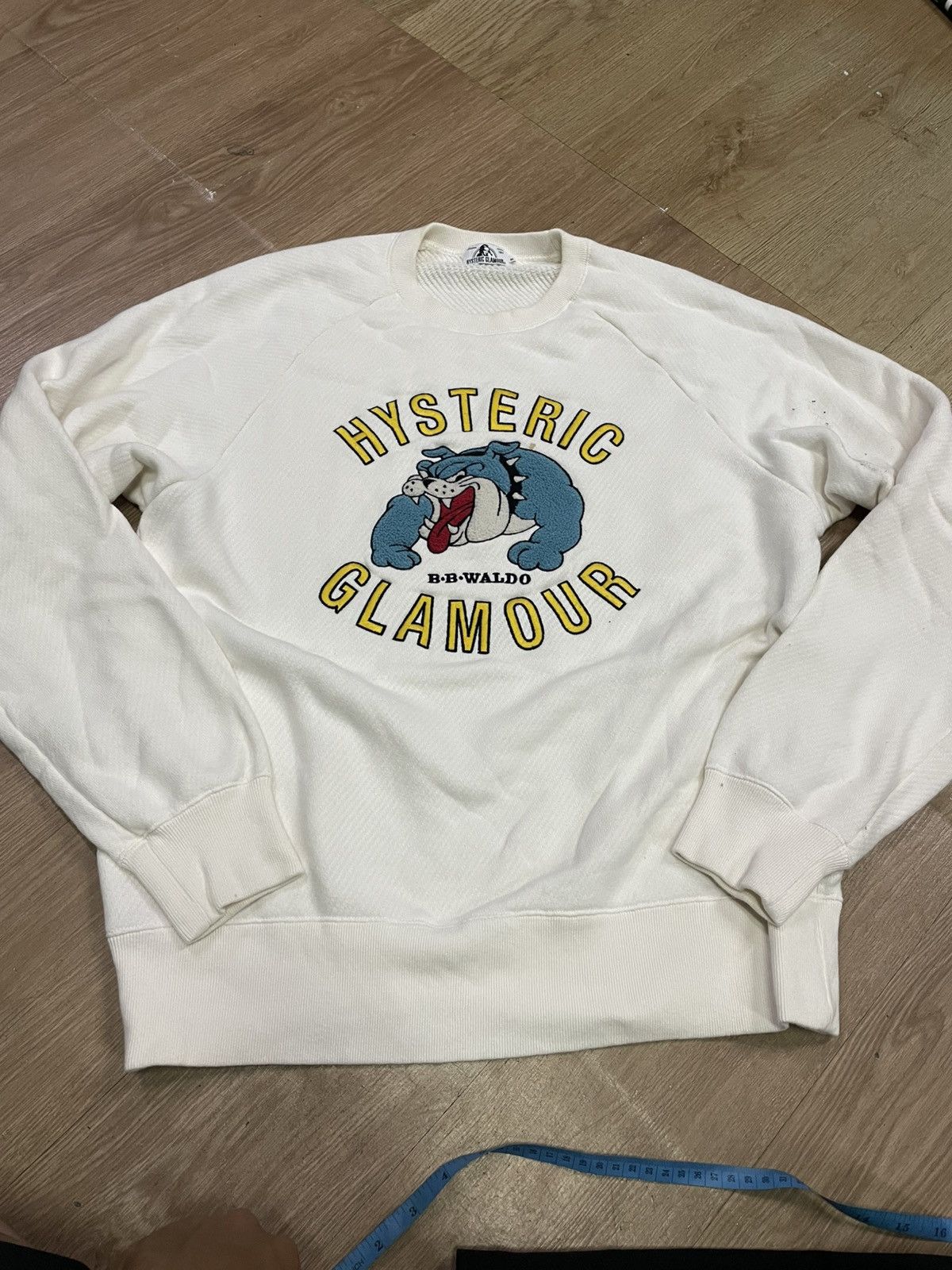 Vintage 2000s hysteric glamour bulldog sweatshirt