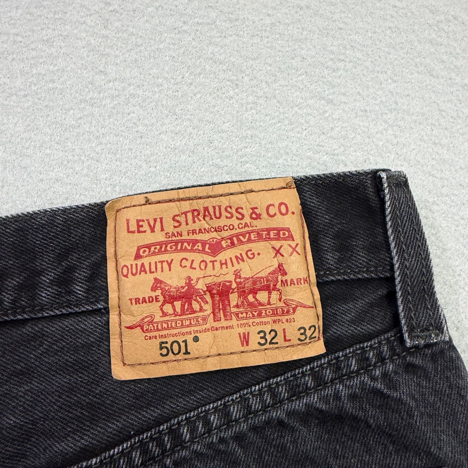 Levi's Vintage Levis 501xx Jeans Men's 32x32 (Fits 32x30) Straight Size US 32 / EU 48 - 6 Thumbnail