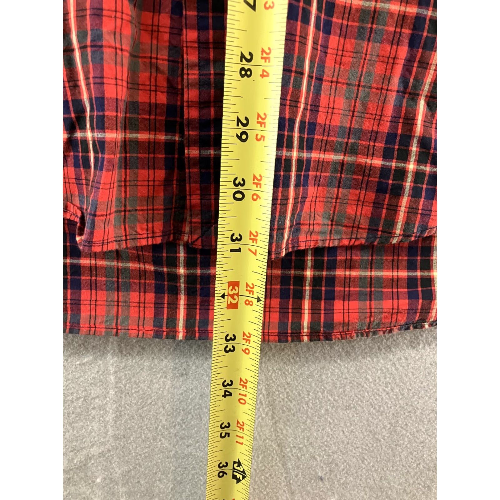 Ralph Lauren Ralph Lauren Golf Men's L Red Plaid Button-Down Long Sleeve Casual Cotton Shirt Size US L / EU 52-54 / 3 - 4 Thumbnail